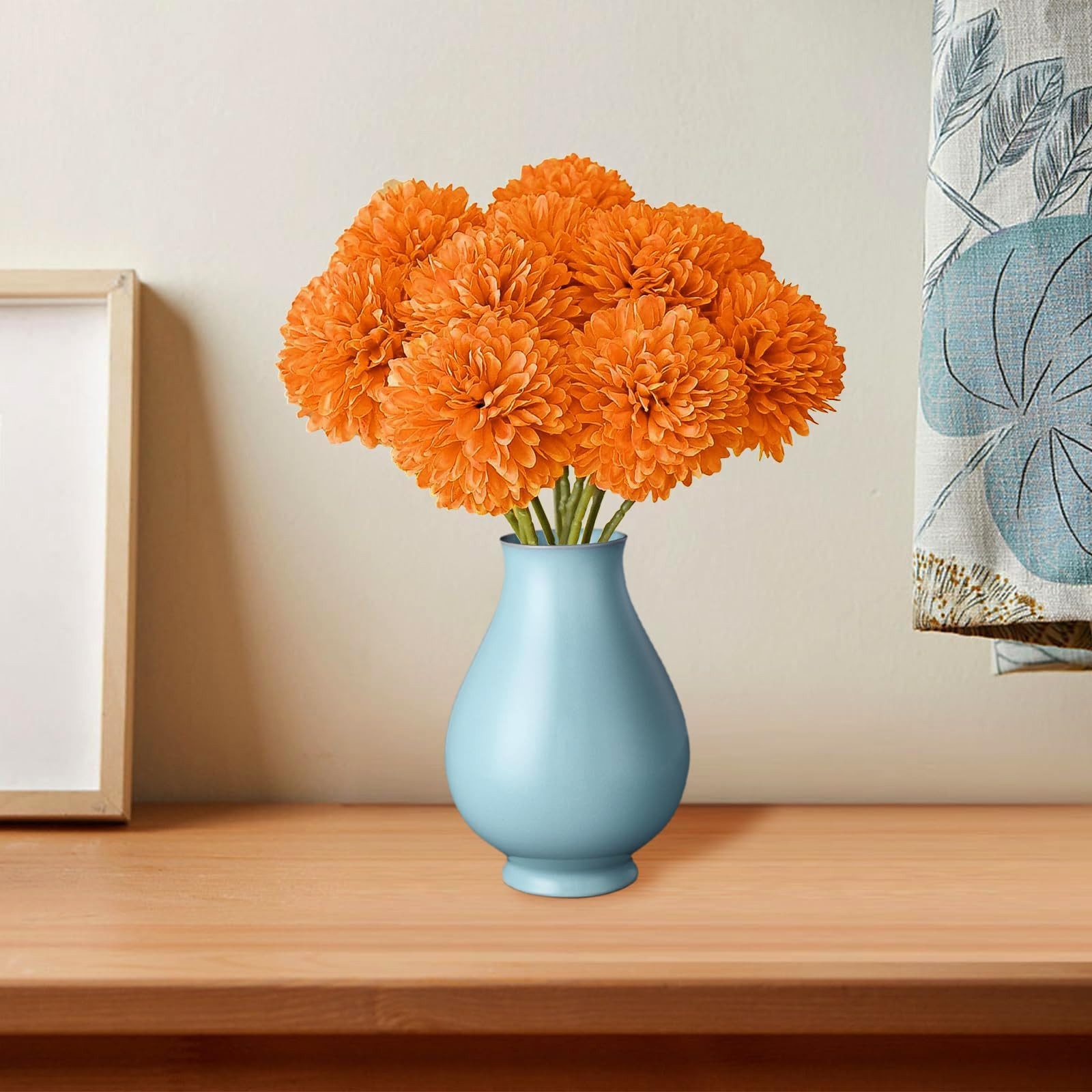 Kunstblume 8 Stück Kunstblumen Künstliche Blumen Deko für Hochzeits Vase, FOUORTUNATE-BEE – Bild 5 von 5