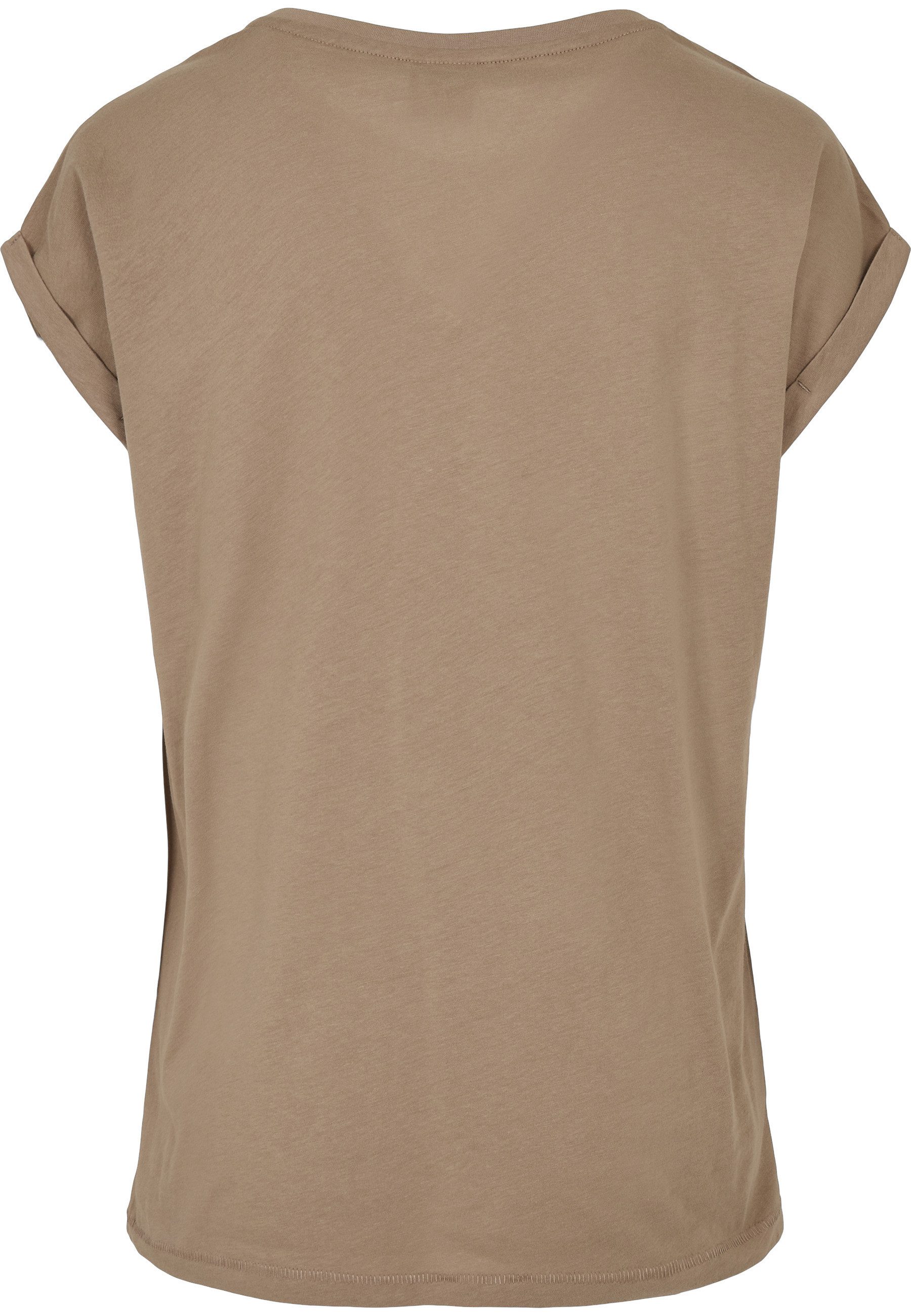 URBAN CLASSICS Kurzarmshirt Urban Classics Damen Ladies Extended Shoulder Tee (1-tlg)