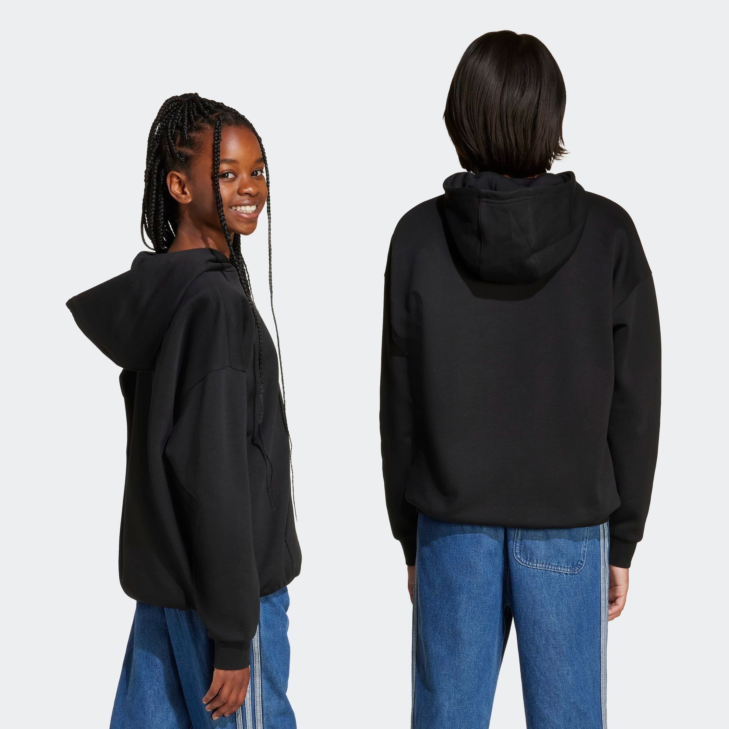 adidas Originals Kapuzensweatshirt KIDS FLEECE-HOODIE, LOCKER GESCHNITTEN