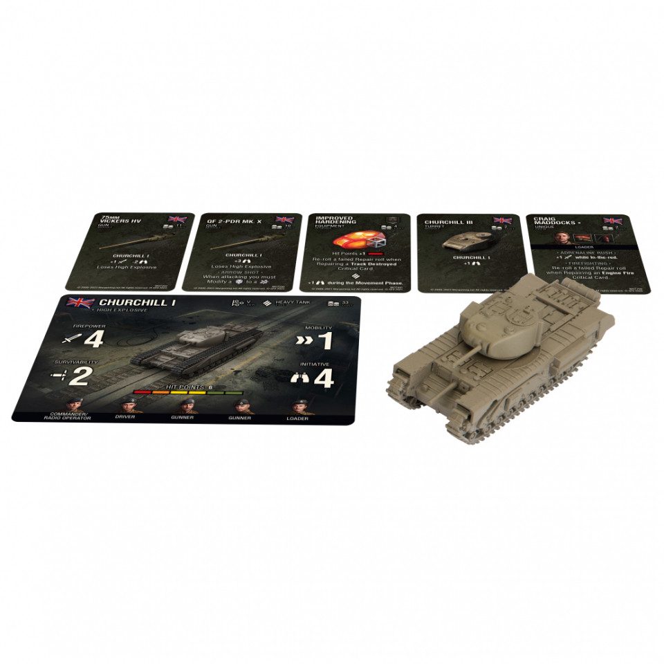 Galeforce Nine Spiel, World of Tanks - Wave 10 - British (Churchill I)