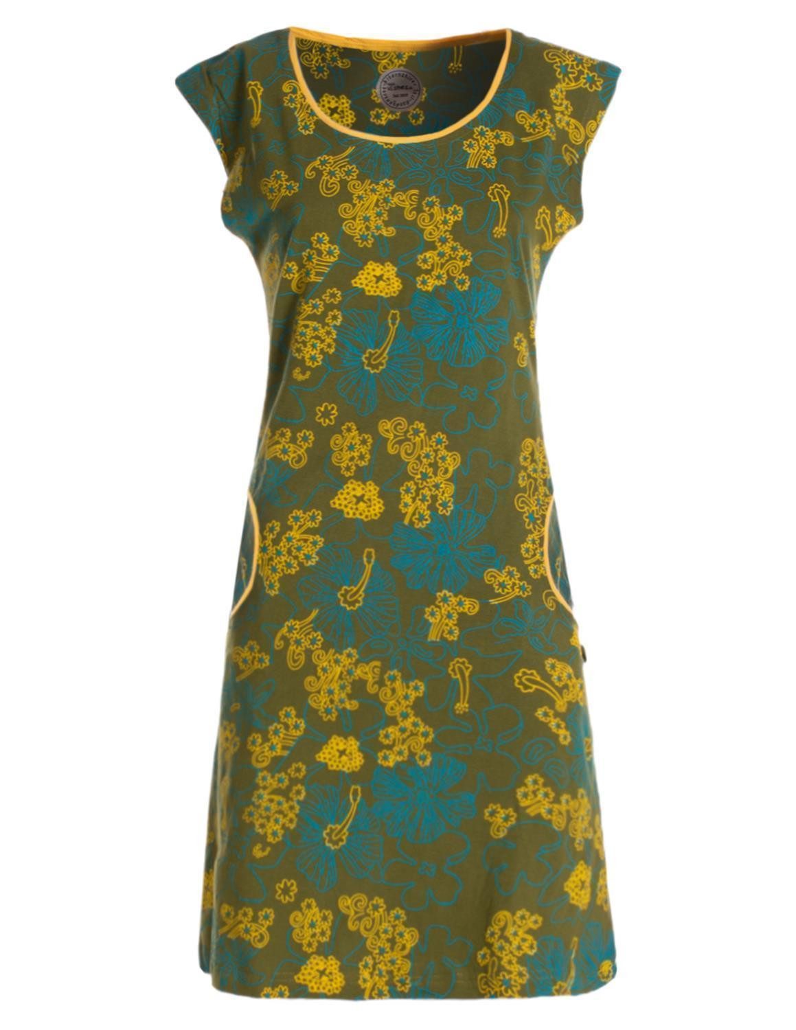 Vishes Tunikakleid Kurzarm Damen Sommer-Kleid Longshirt-Kleid günstig online kaufen