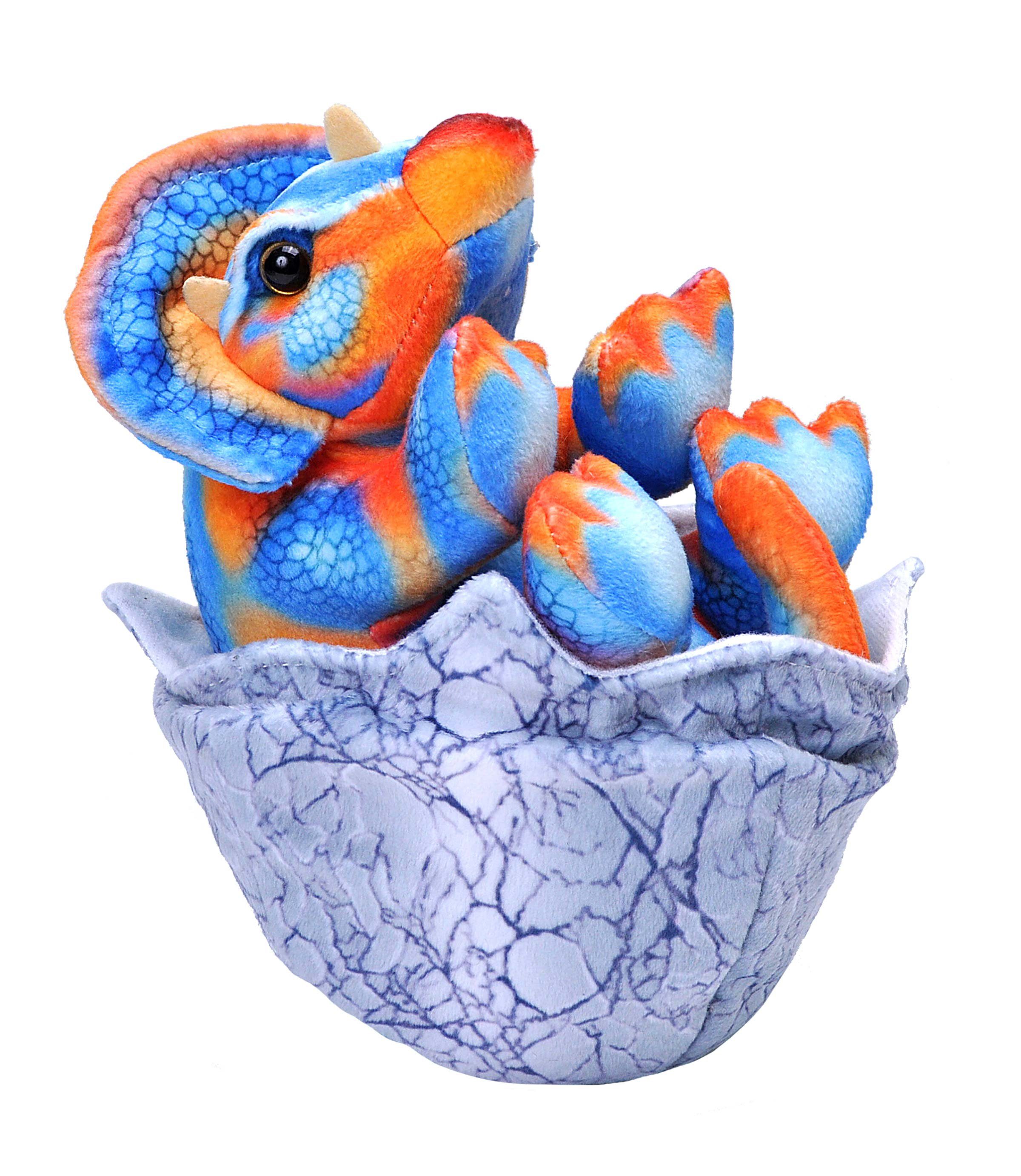 WILD REPUBLIC    Kuscheltier Wild Republic - Kuscheltier - Dinosauria IV - Baby Triceratops im Ei