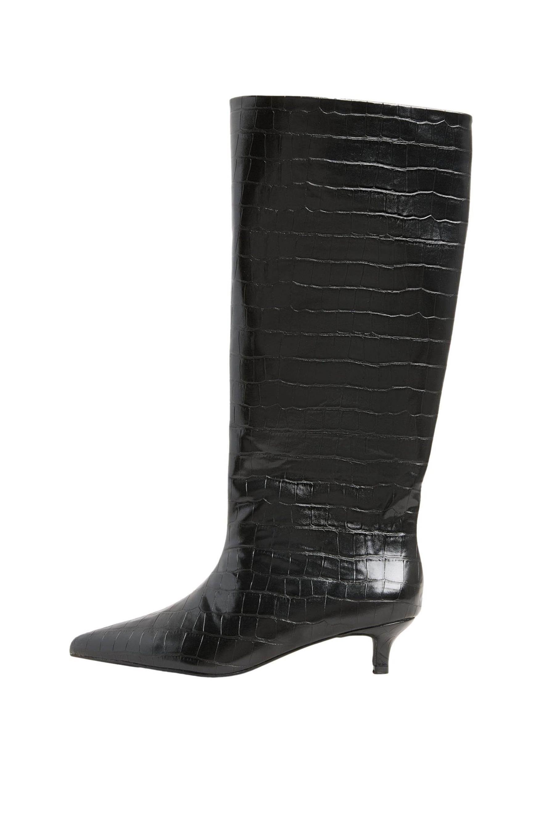 Friends Like These Kniehohe Stiefel in Kroko-Optik Stiefel