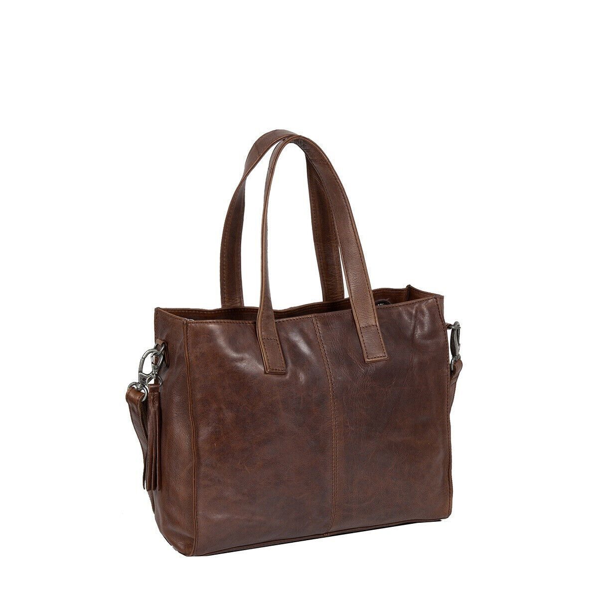 Shopper echt Leder Medium Damen Handtasche abnehmbarer Schultergurt