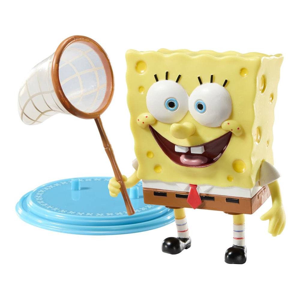 Noble Collection Merchandise-Figur SpongeBob Schwammkopf Bendyfigs Biegefigur Spongebob 12 cm