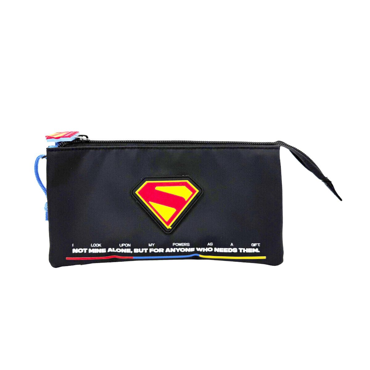 Superman Federmäppchen Schuletui Schulmäppchen Organizer
