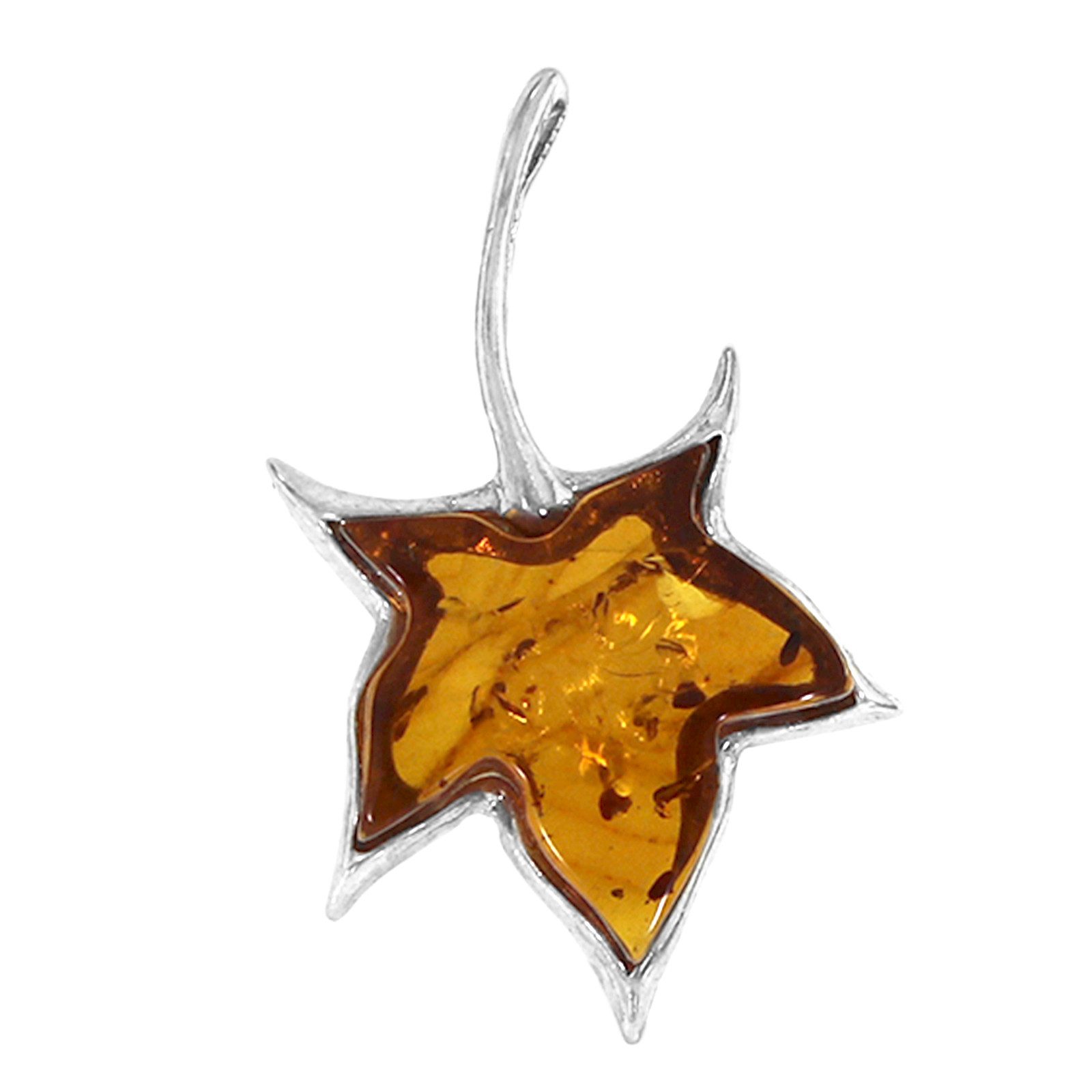 Kettenanhänger Ostsee-Schmuck Anhänger Ahornblatt Anhänger Ahornblatt