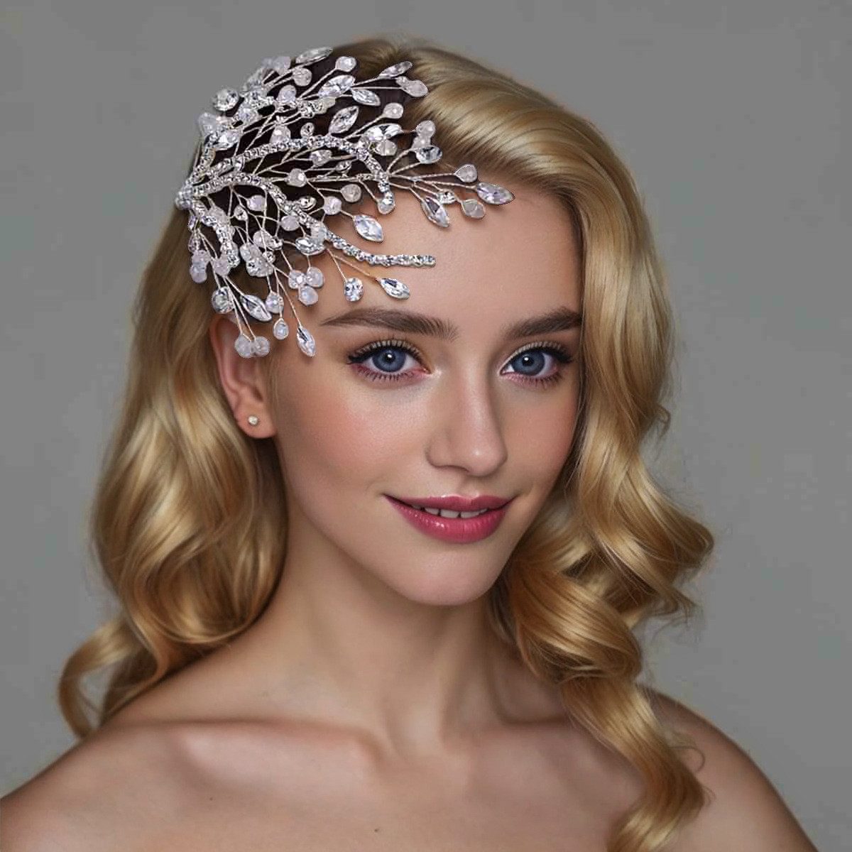 Haarspange Haarspange Blumenstirnband Hochzeit Haarkamm Kristall Haarschmuck