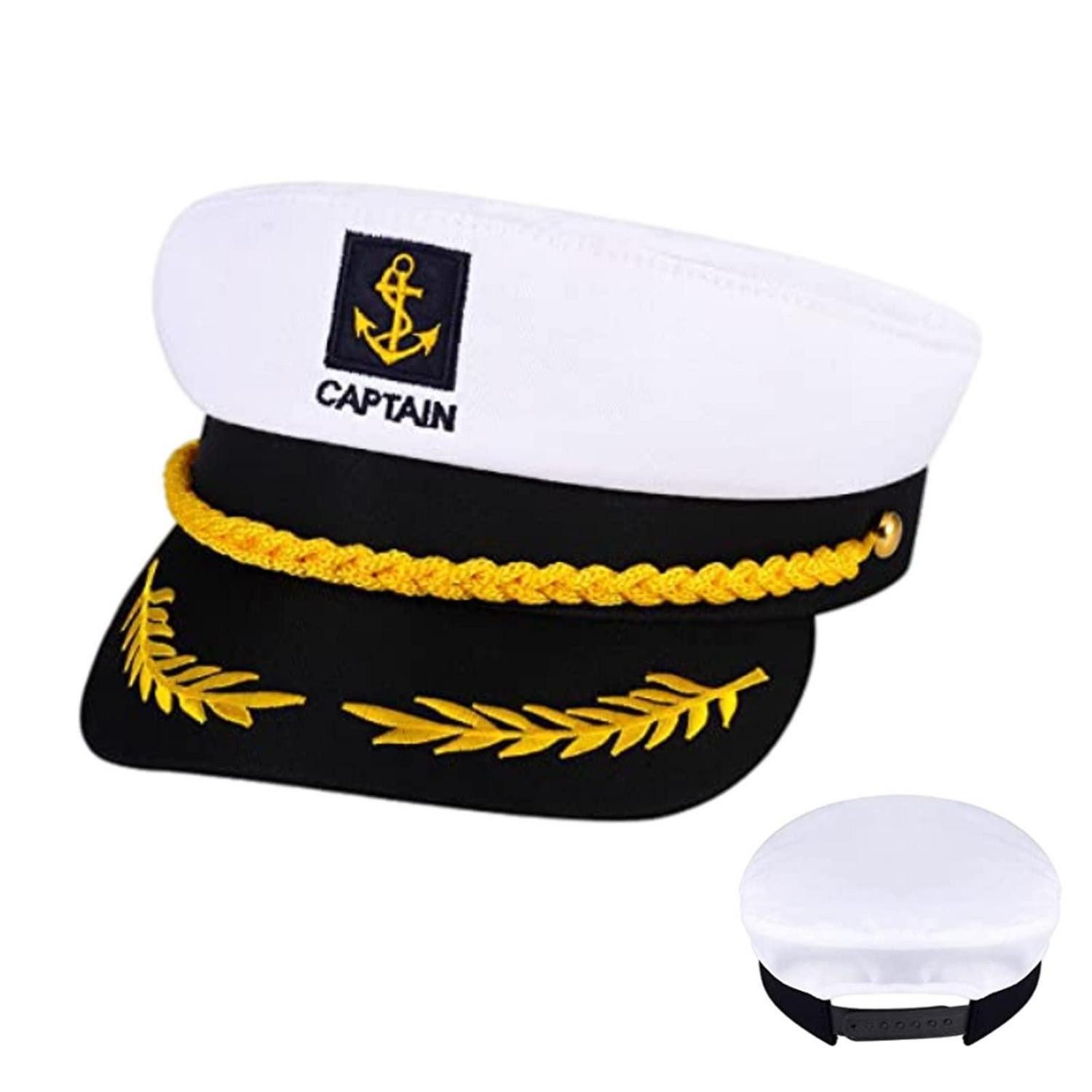 LuxusKollektion Schlapphut Kapitänsmütze verstellbar Marine Mütze (1-St)