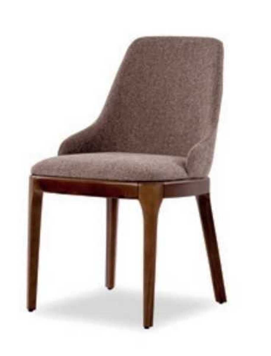 Europa St), JVmoebel Modernen Esszimmer mit Stuhl Textil (1 Stuhl in Made Luxus Holz