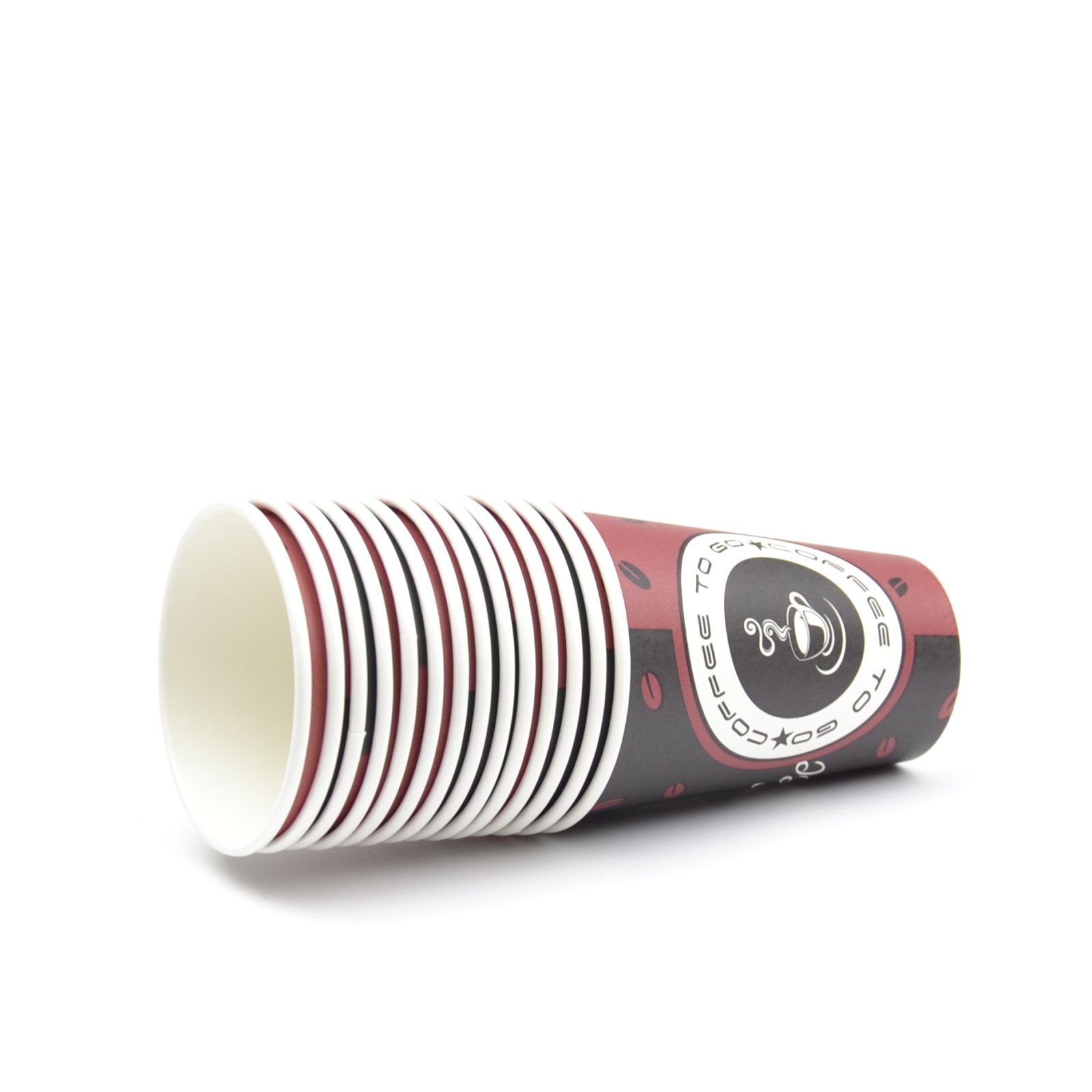 7,5 Pappbecher mm), Heißgetränke OZ, "made aus / Kaffeebecher 180 Papier TO (70 Trinkbecher, Stück für GO ml Germany" geeignet in 1000 Coffee-to-go-Becher