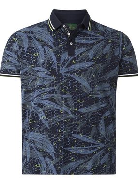 Charles Colby Poloshirt EARL BEAGAN mit Allover-Print