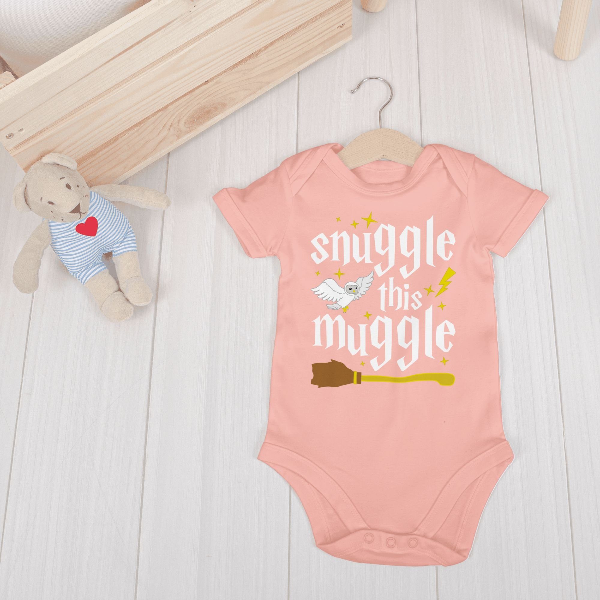 Shirtracer Shirtbody Snuggle This Muggle Harry Strampler Baby Mädchen & Junge – Bild 4 von 5