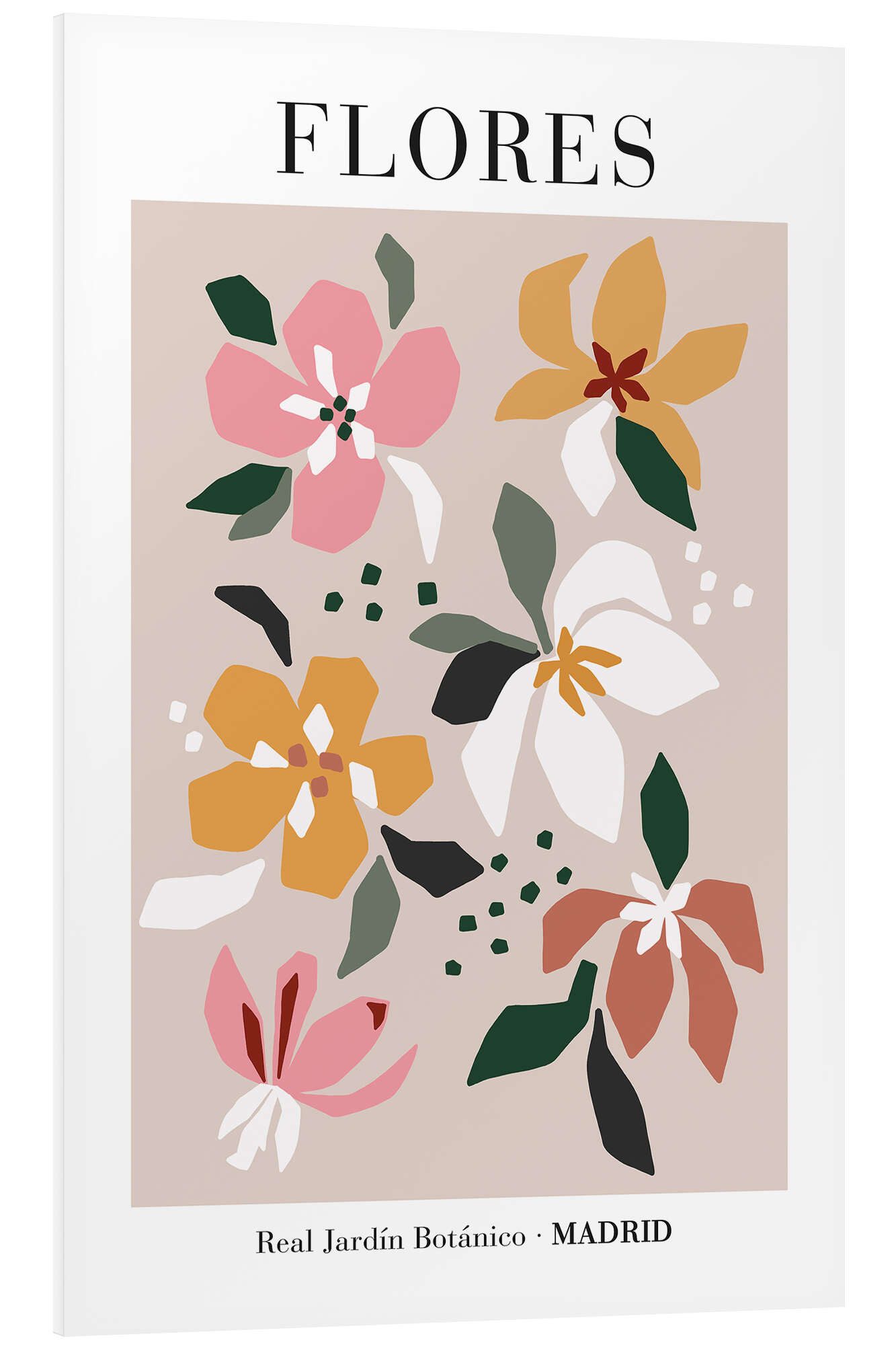 Posterlounge Forex-Bild Sisi And Seb, Flores - Blumen im Botanischen Garten, Kinderzimmer Boho Kindermotive