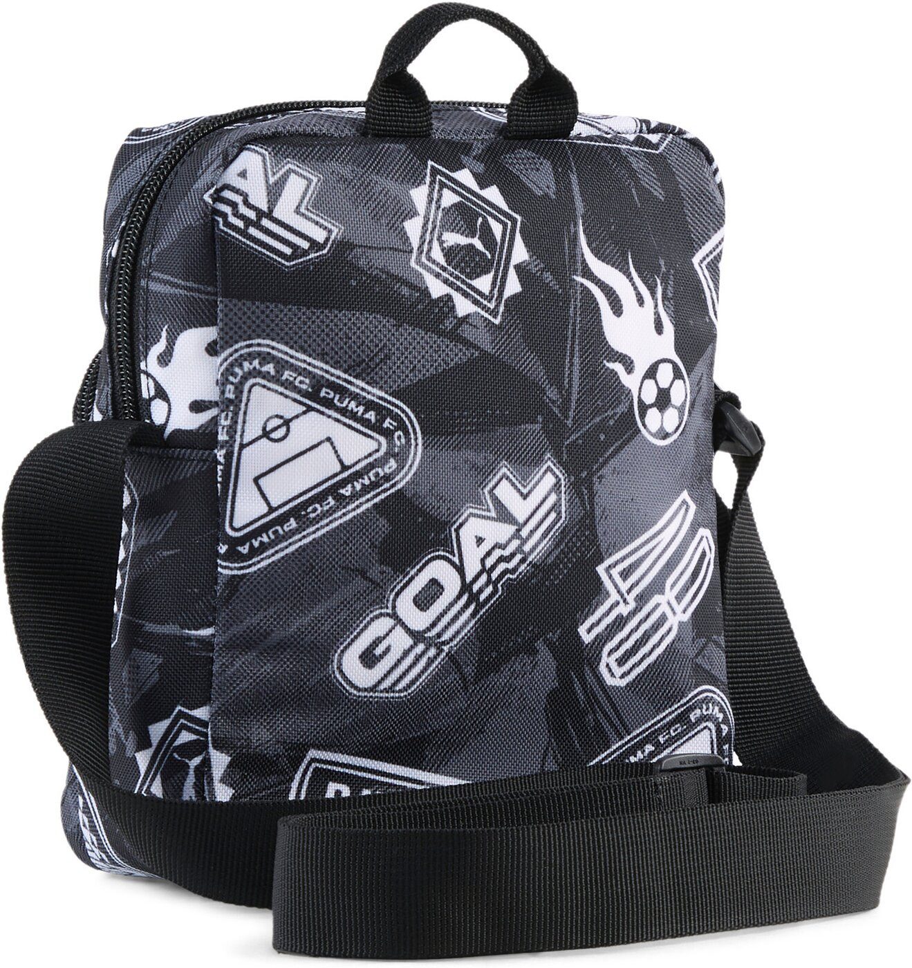 PUMA Sporttasche PUMA ACADEMY AOP Portable PUMA BLACK-FOOTBALL AOP