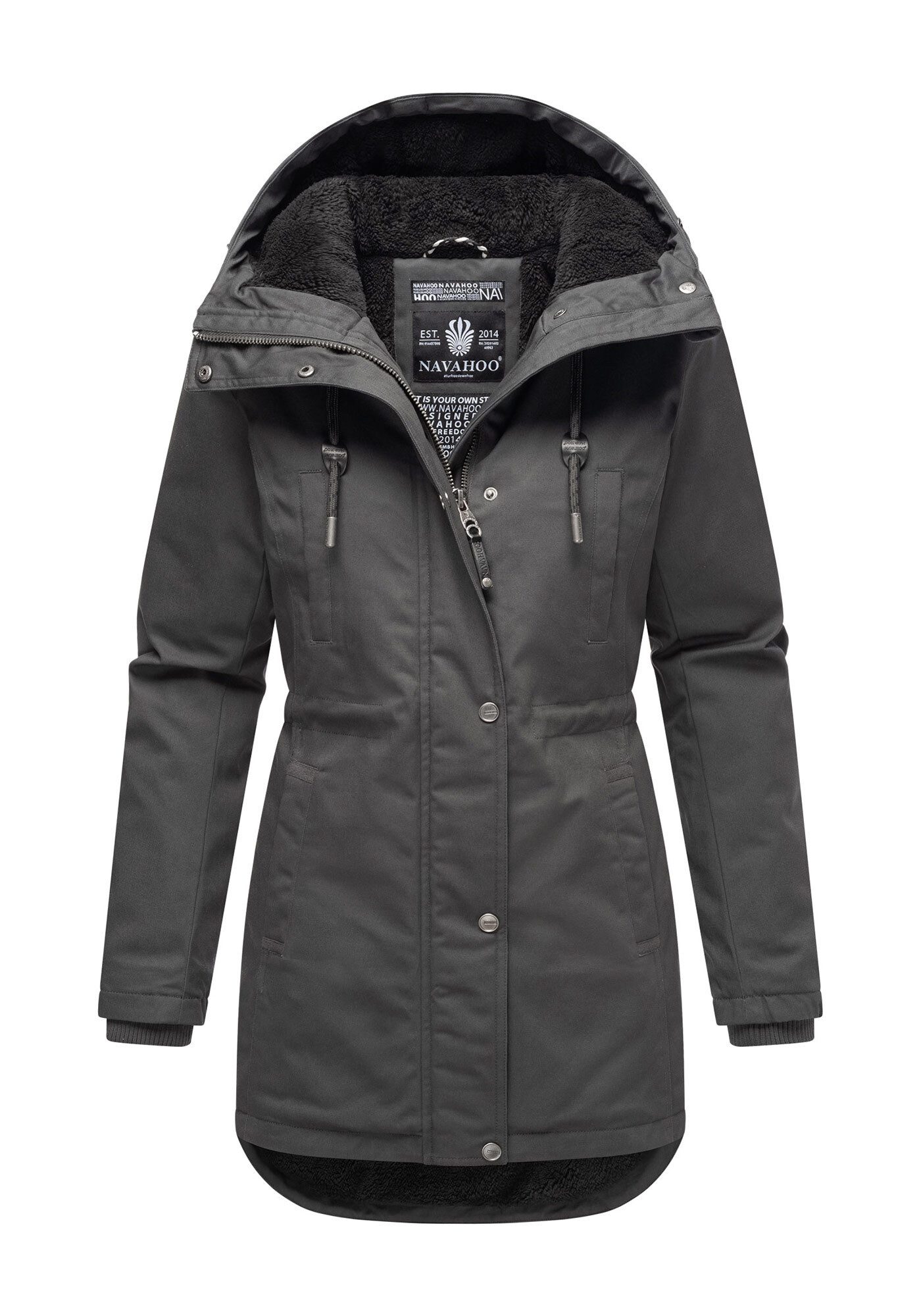 Navahoo Winterjacke Winterfunke Designer Winterjacke mit Teddyfell gefüttert – Bild 4 von 5