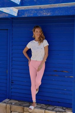 wonderjeans Ankle-Jeans mit kleinem Schlitz am Beinabschluß