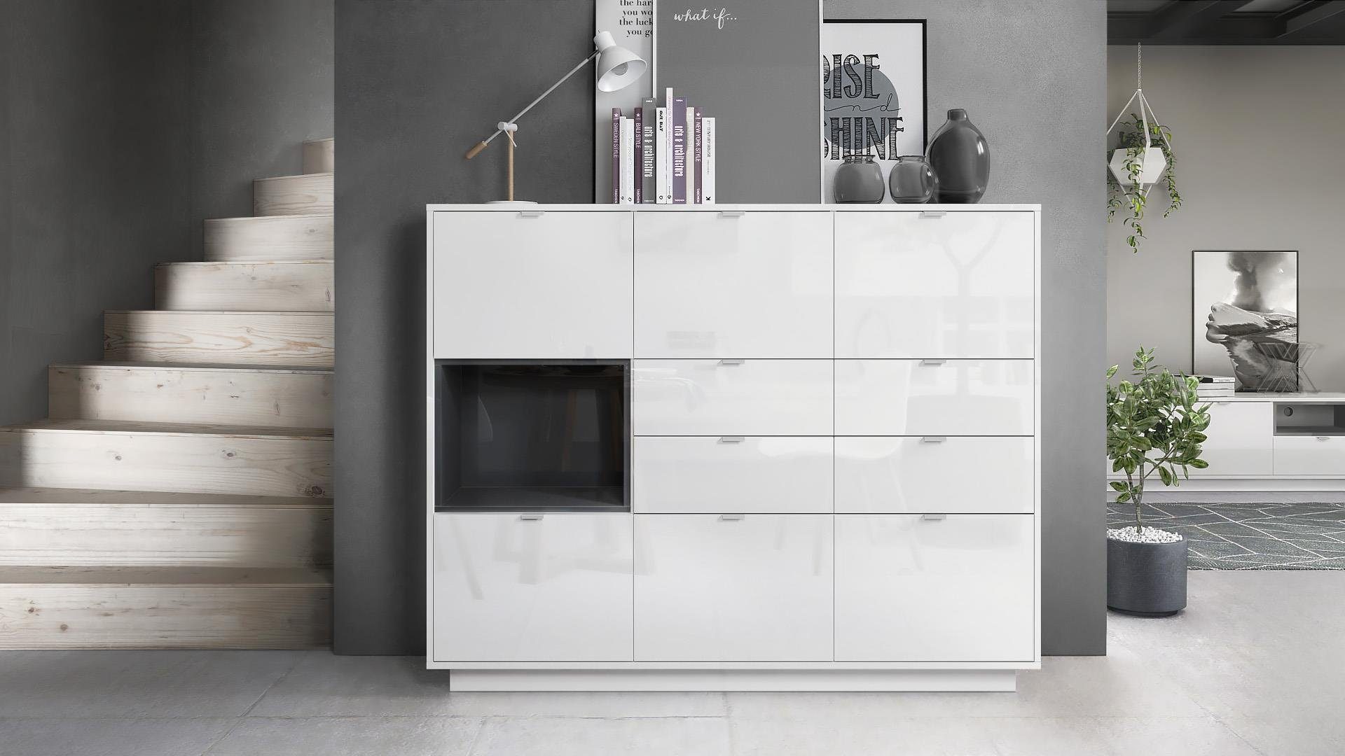 Vladon Highboard Metro V2 (Highboard, mit günstig online kaufen