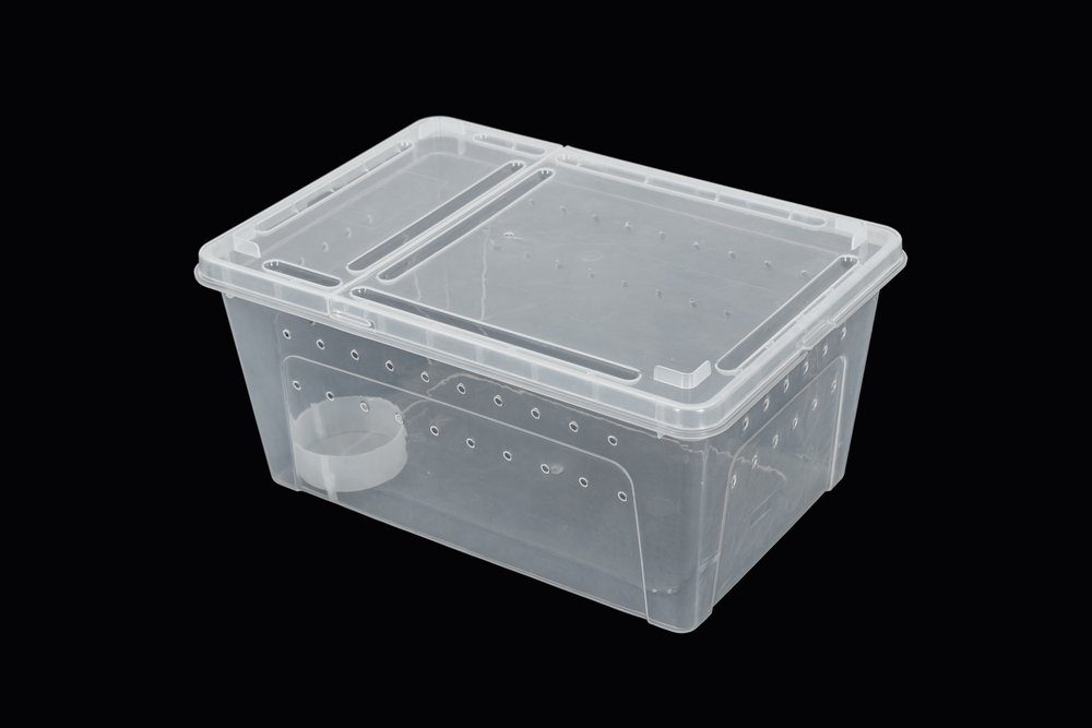 M&S Reptilien Terrarium ReptiZoo Kunststoffterrarium (ohne Wasserschale) - medium (RT2016M)