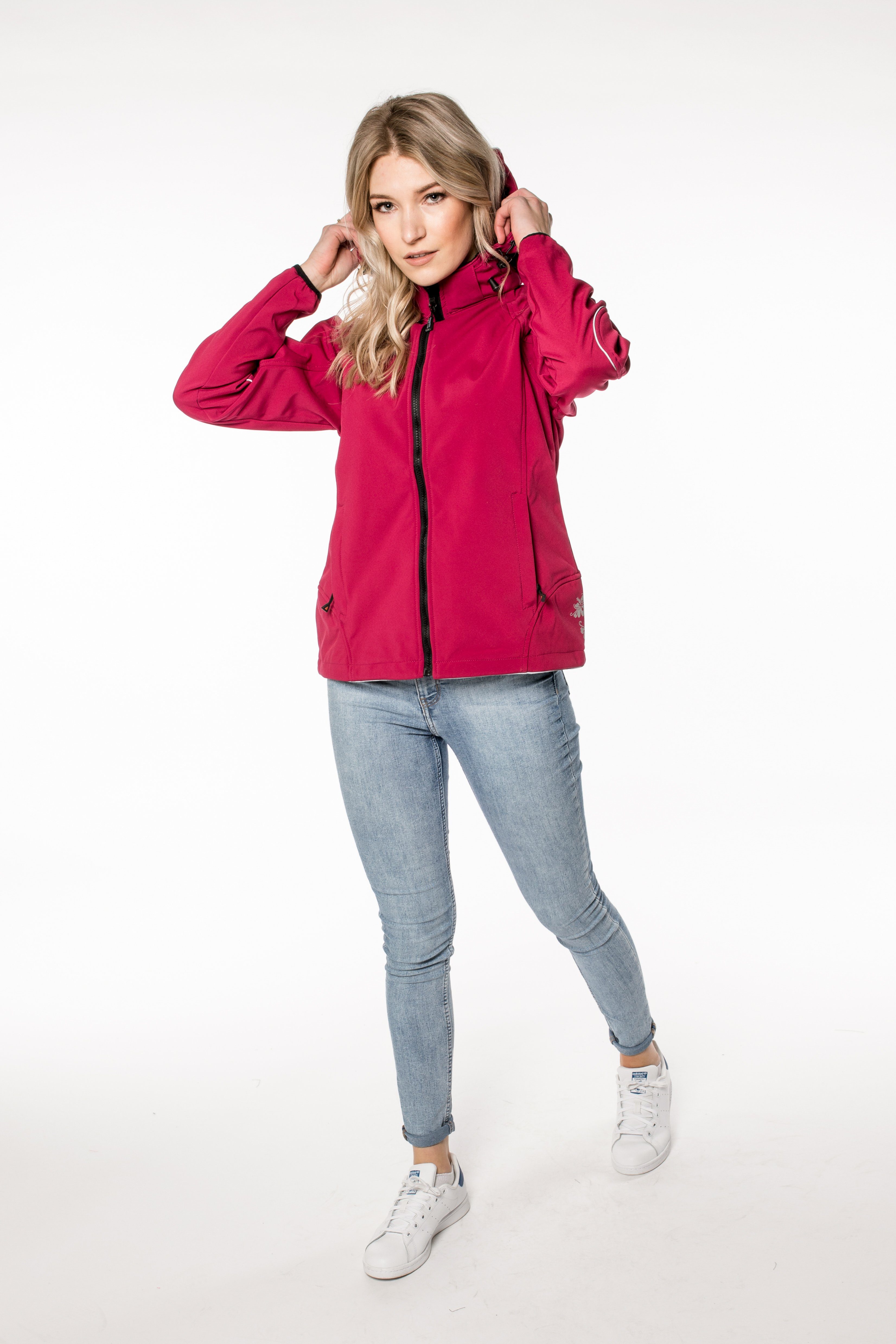 Women Active Großen DEPROC in NIGEL PEAK Größen auch erhältlich pink Softshelljacke