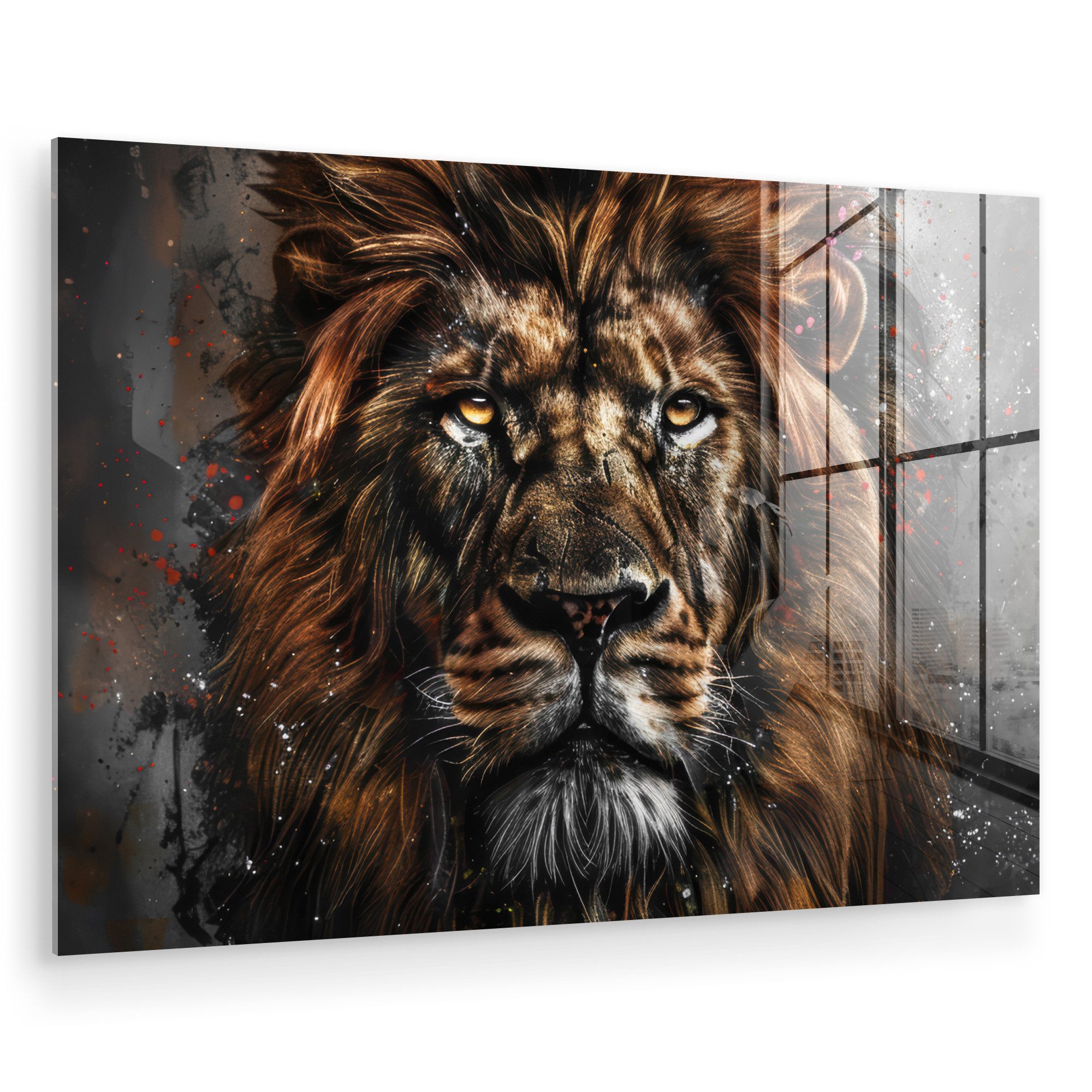 MuchoWow Acrylglasbild Löwe - Tiere - günstig online kaufen