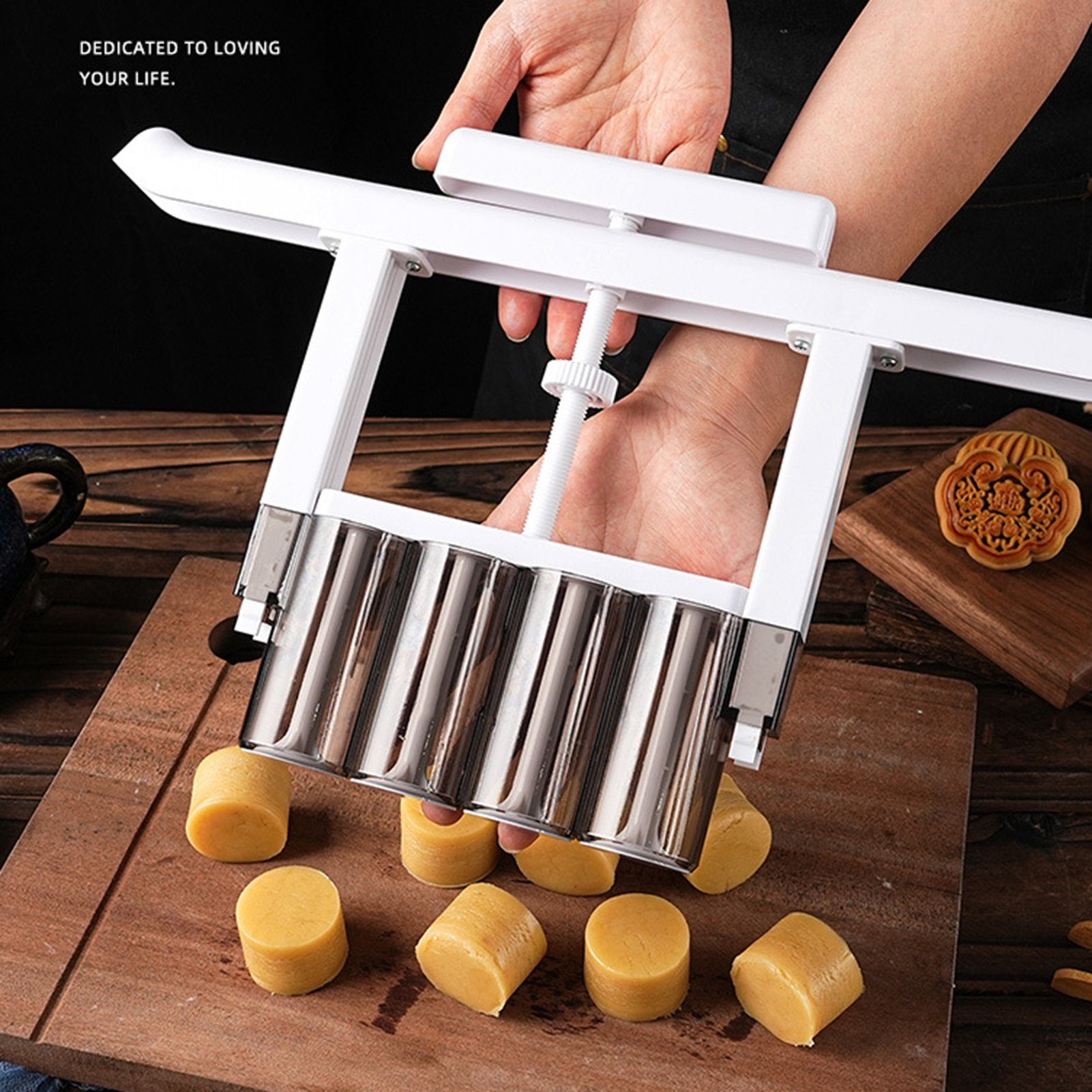 DIY Form Werkzeug Obstkuchenform Füllung Rutaqian Mondkuchen machen