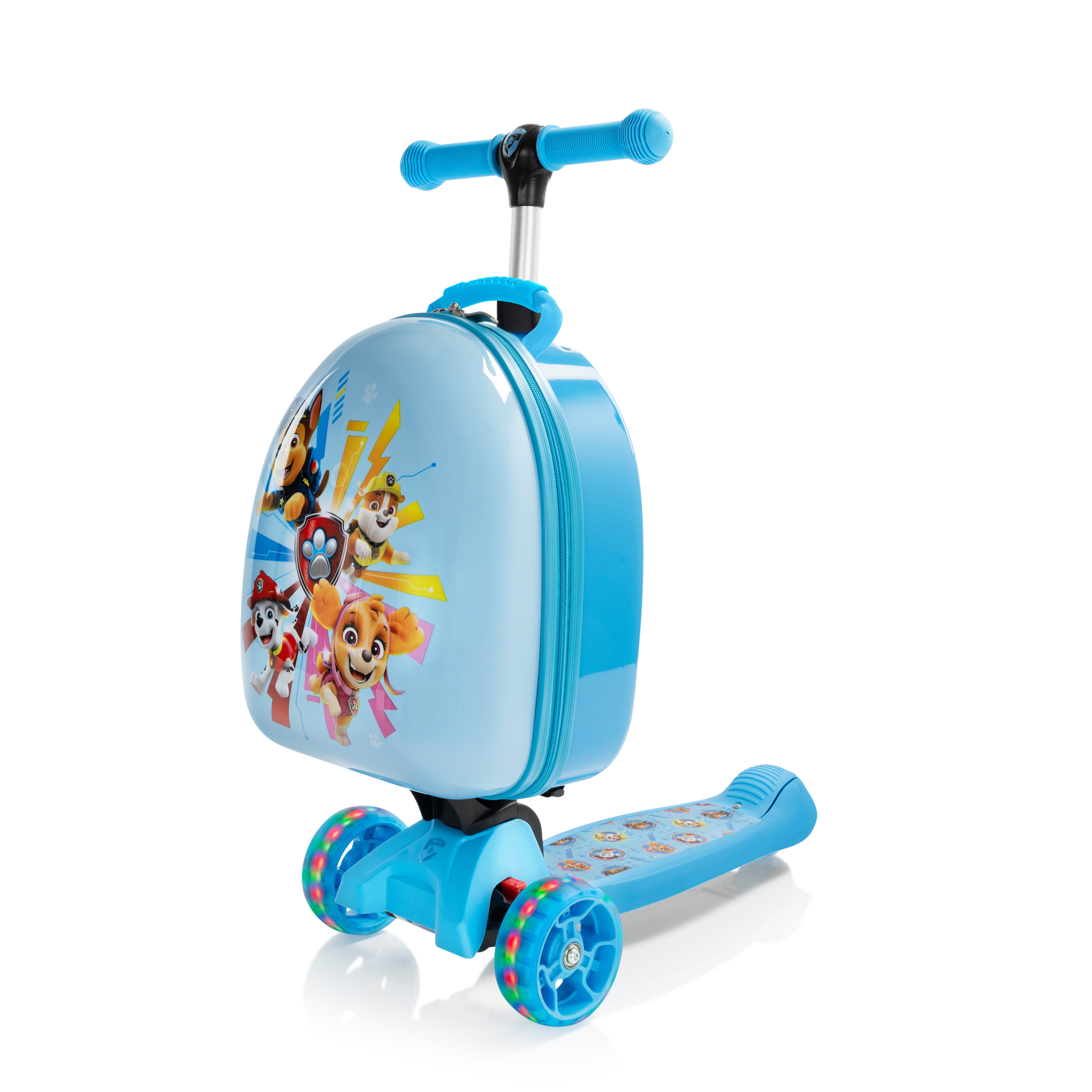 Heys Kinderkoffer Heys Turbo Tots Scooter, Kindertrolley, Reisekoffer, handgepäcktauglich mit Paw Patrol Motiv