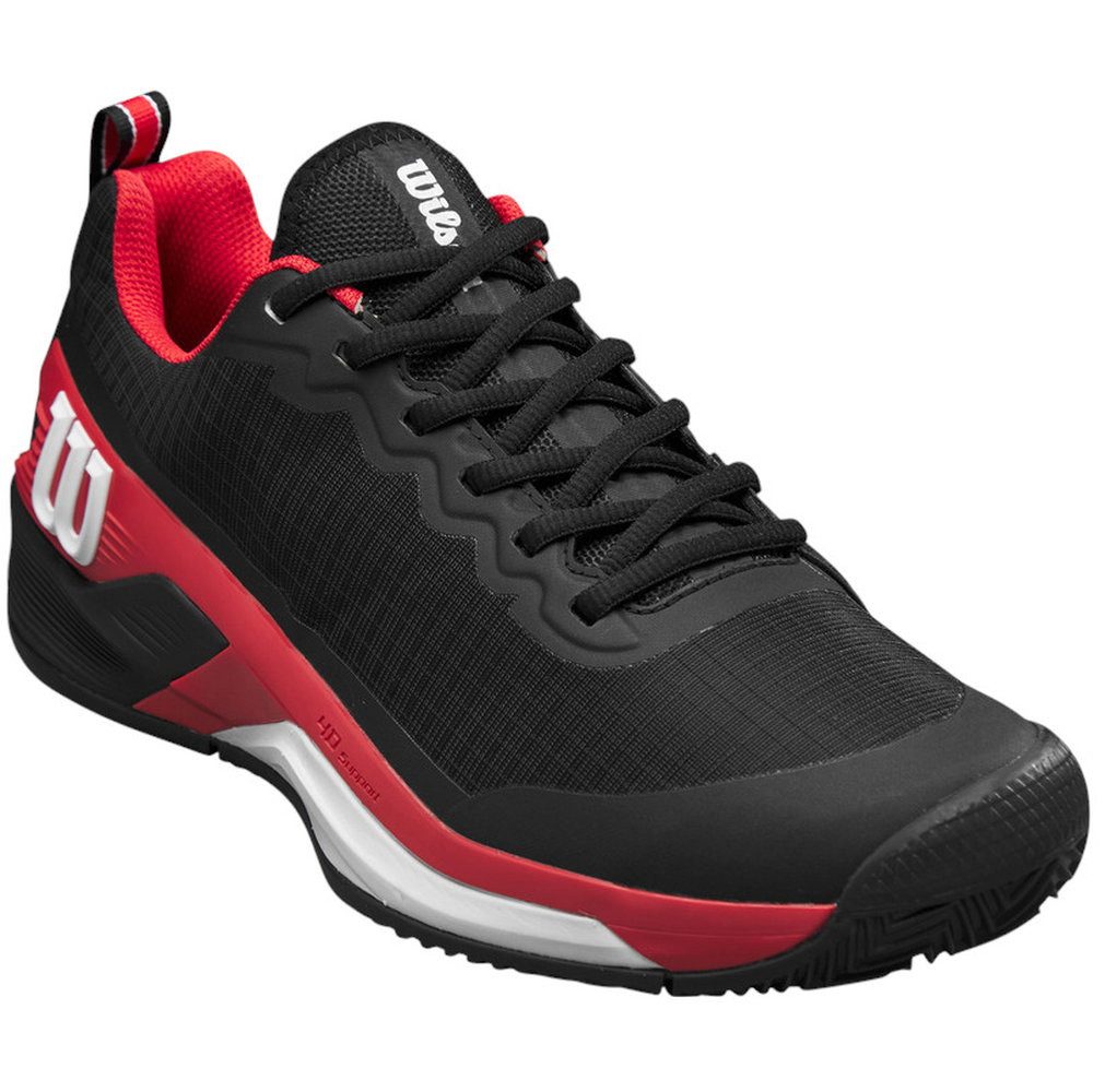 Wilson Rush Pro 4.5 Clay/Sandplatz schwarz/rot Herren Tennisschuh – Bild 4 von 5
