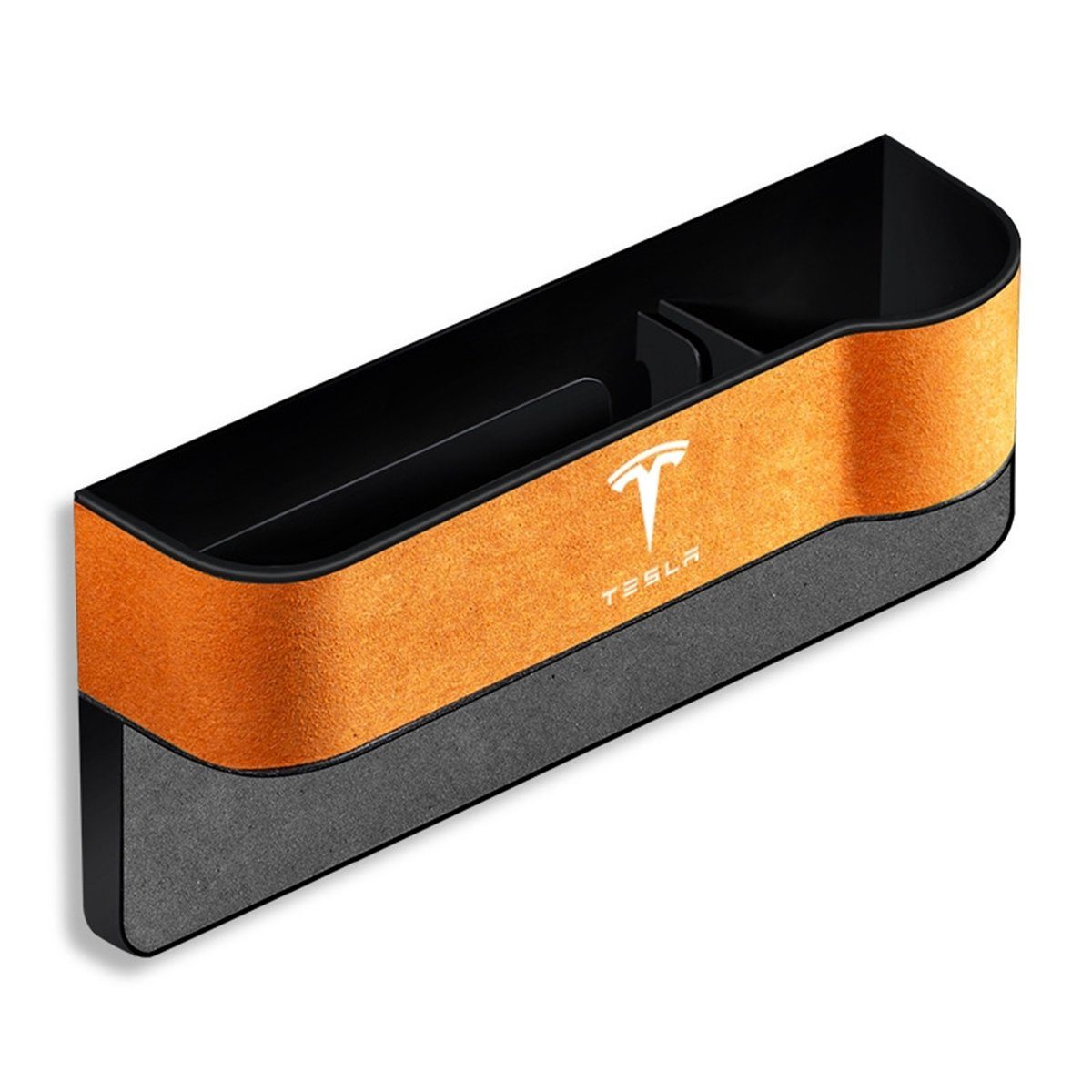 Die Sterne Autokleiderbügel Orange Liebe Pferd Tesla-Autositz-Lücken-Aufbewahrungsbox, Armlehnenbox-Aufbewahrung