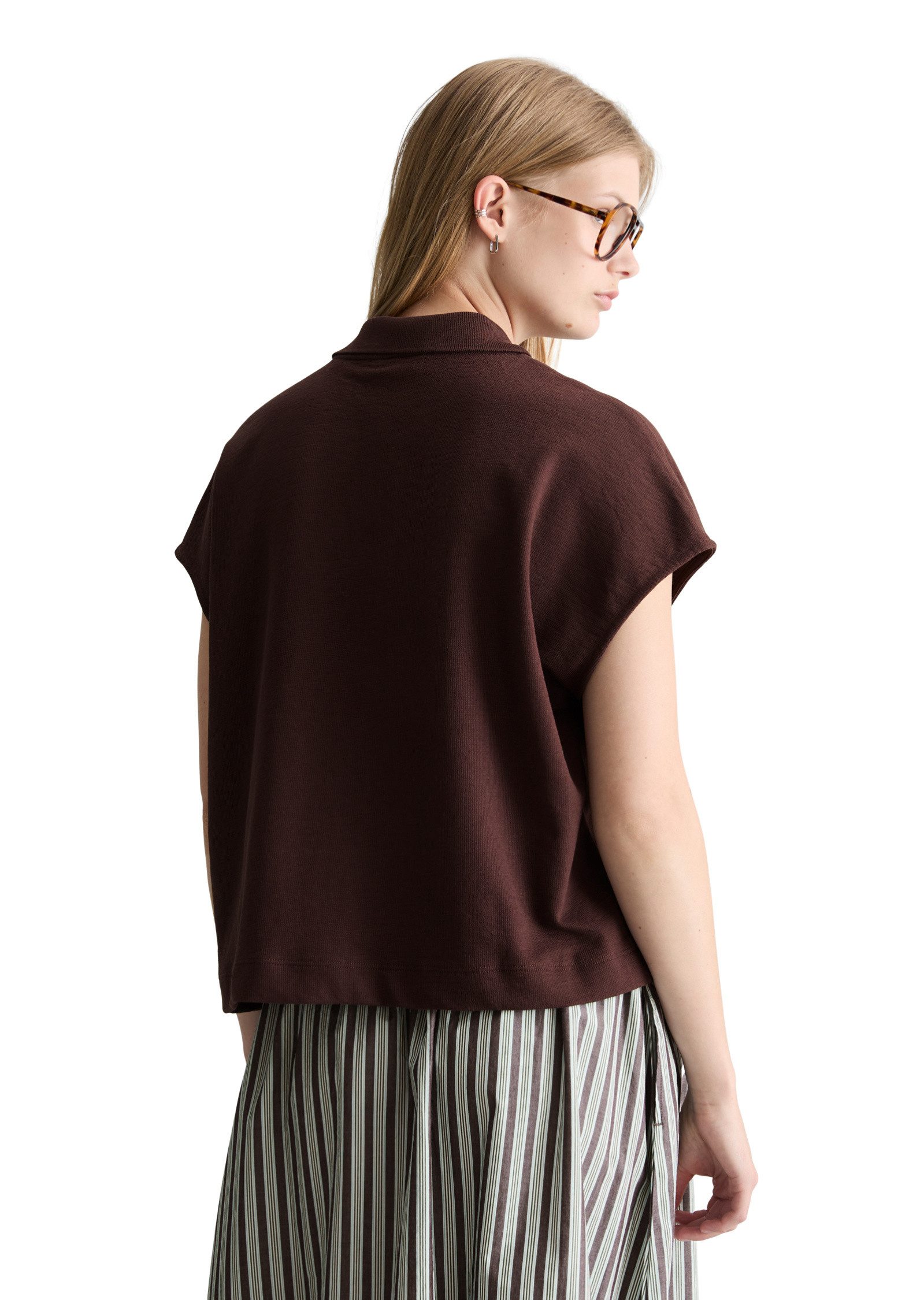 Marc O'Polo DENIM Poloshirt aus schwerem Single Jersey