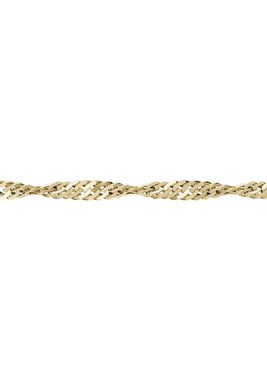 Firetti Collier Schmuck Geschenk Gold 585 Halsschmuck Halskette Goldkette Singapur, Made in Germany