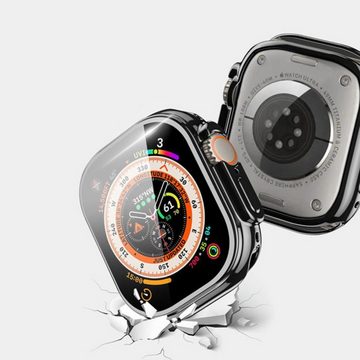 Dux Ducis Smartwatch-Hülle Watch Ultra Gehäuse 49 mm flexibles Smartwatch-Gehäuse schwarz