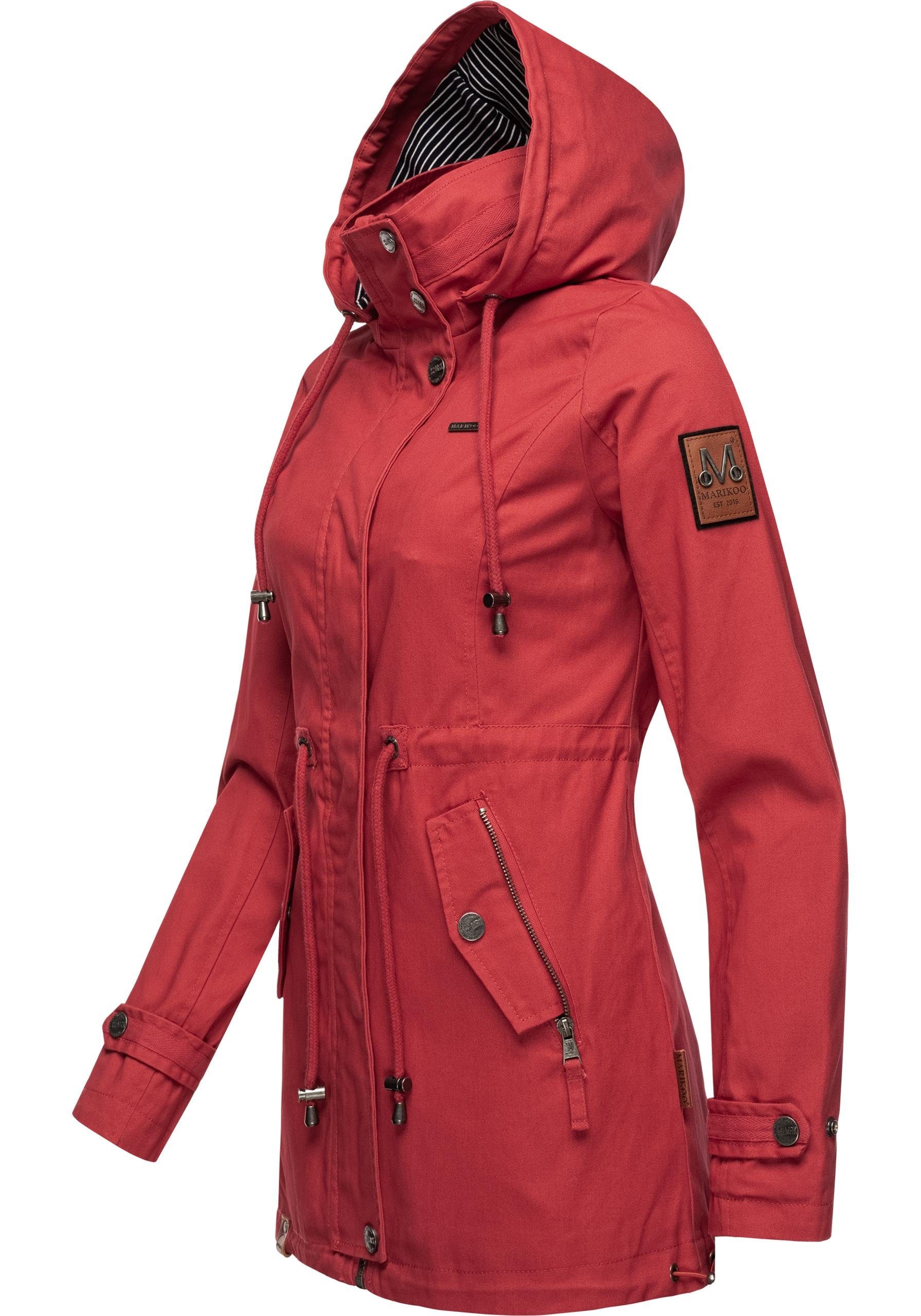 Marikoo Outdoorjacke "Nyokoo", mit Kapuze, modische Baumwoll Übergangsjacke günstig online kaufen