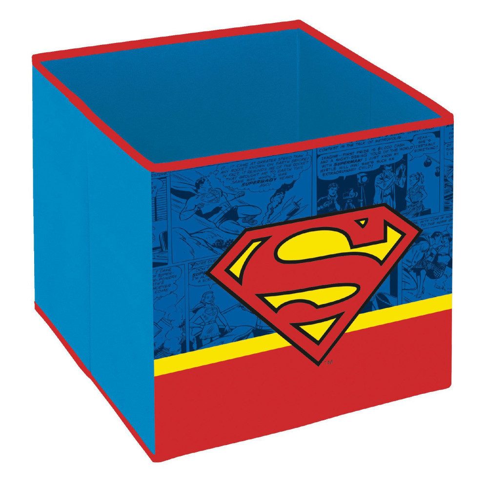 Superman Aufbewahrungsbox Superman Spielzeugaufbewahrung 31×31×31 cm
