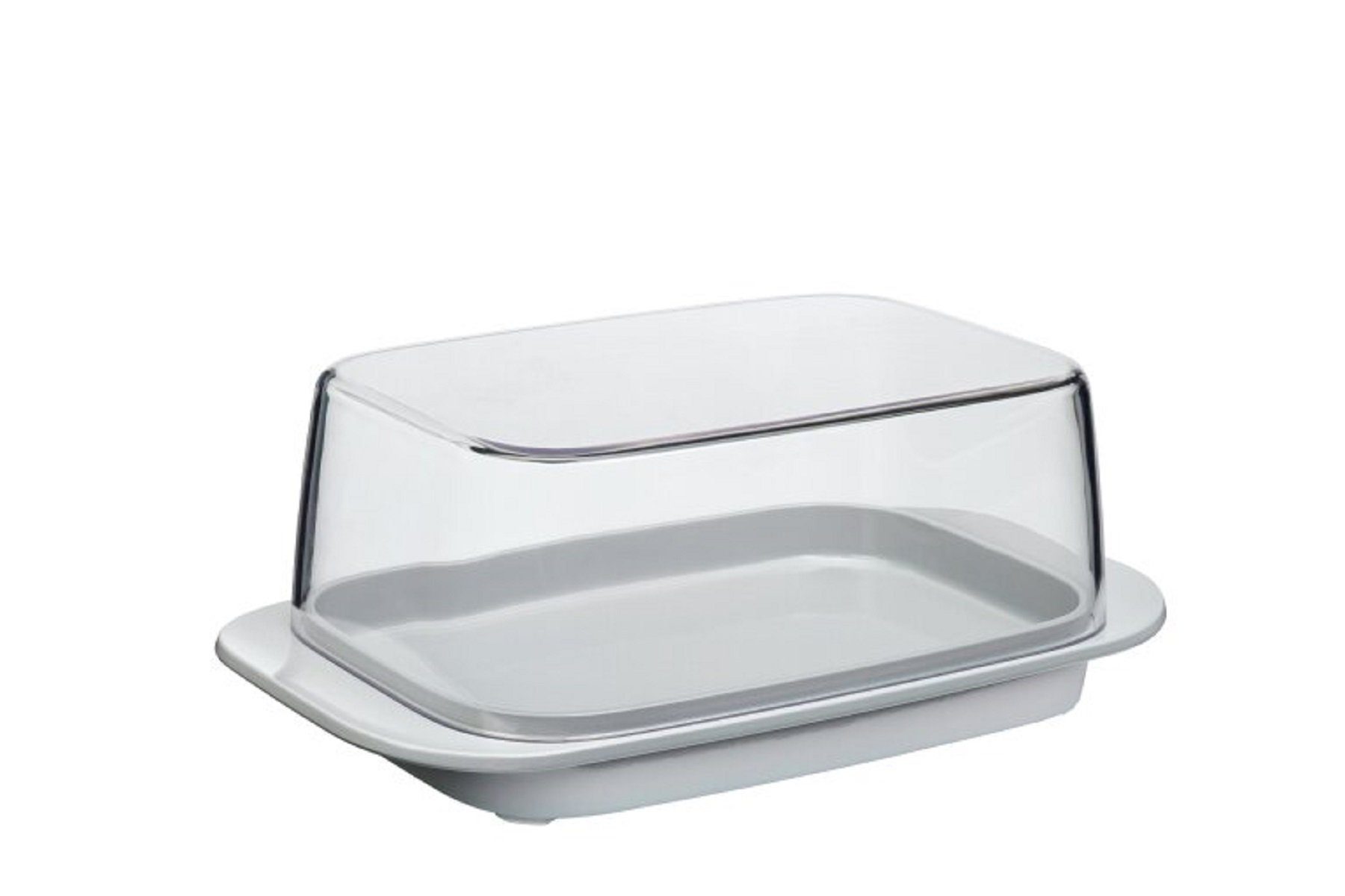 Butterdose Butterdose für 250 g Butter mit transparentem Deckel