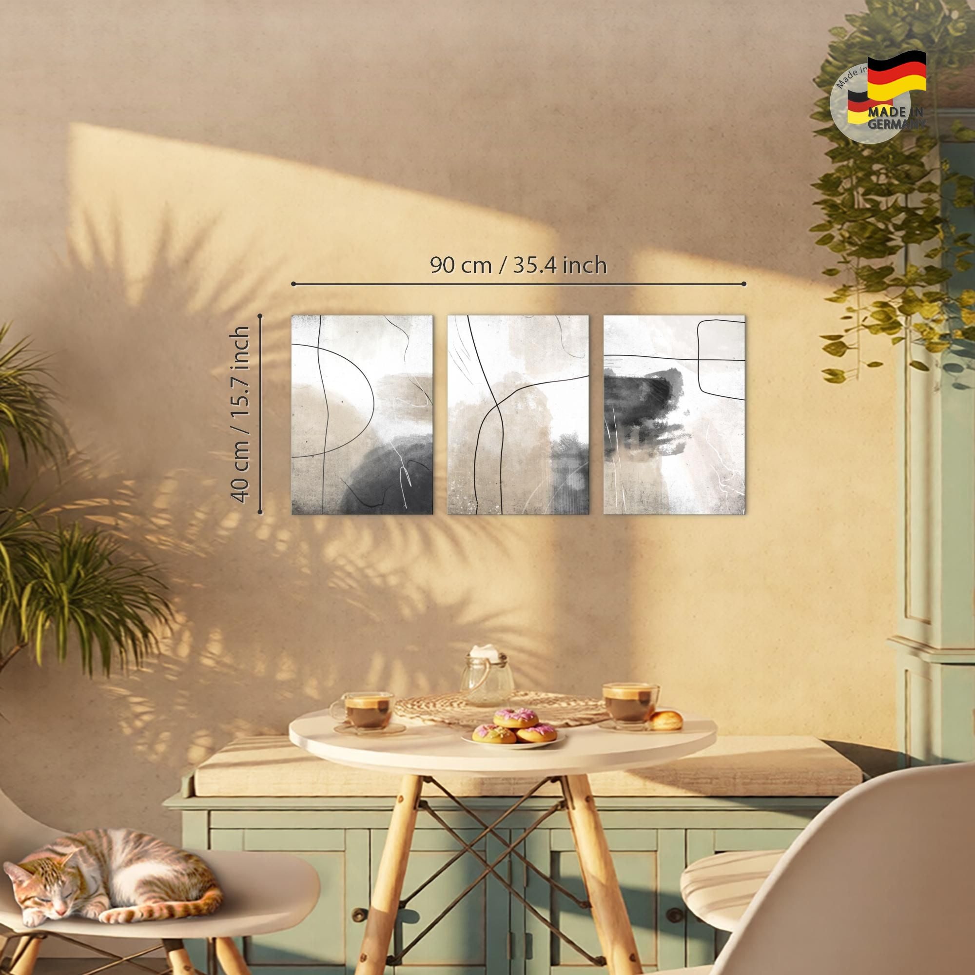 Novart Wandbild Abstrakt Novart Figuren Wohnzimmer Deko Abstract, Abstrakt – Bild 3 von 5