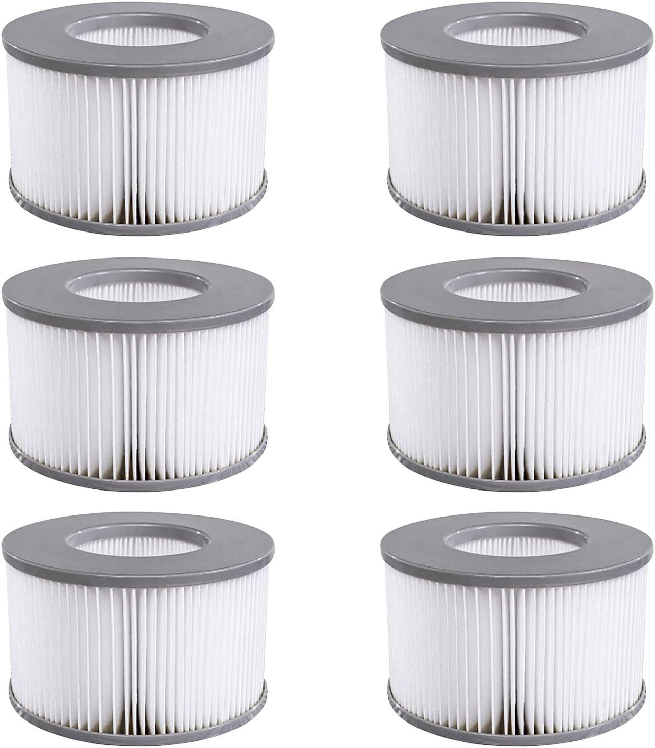 FELIXLEO Kartuschen-Filterpumpe Ersatzfilter für MSPA Whirlpool zubehör für MSPA FD2089 (6 St)