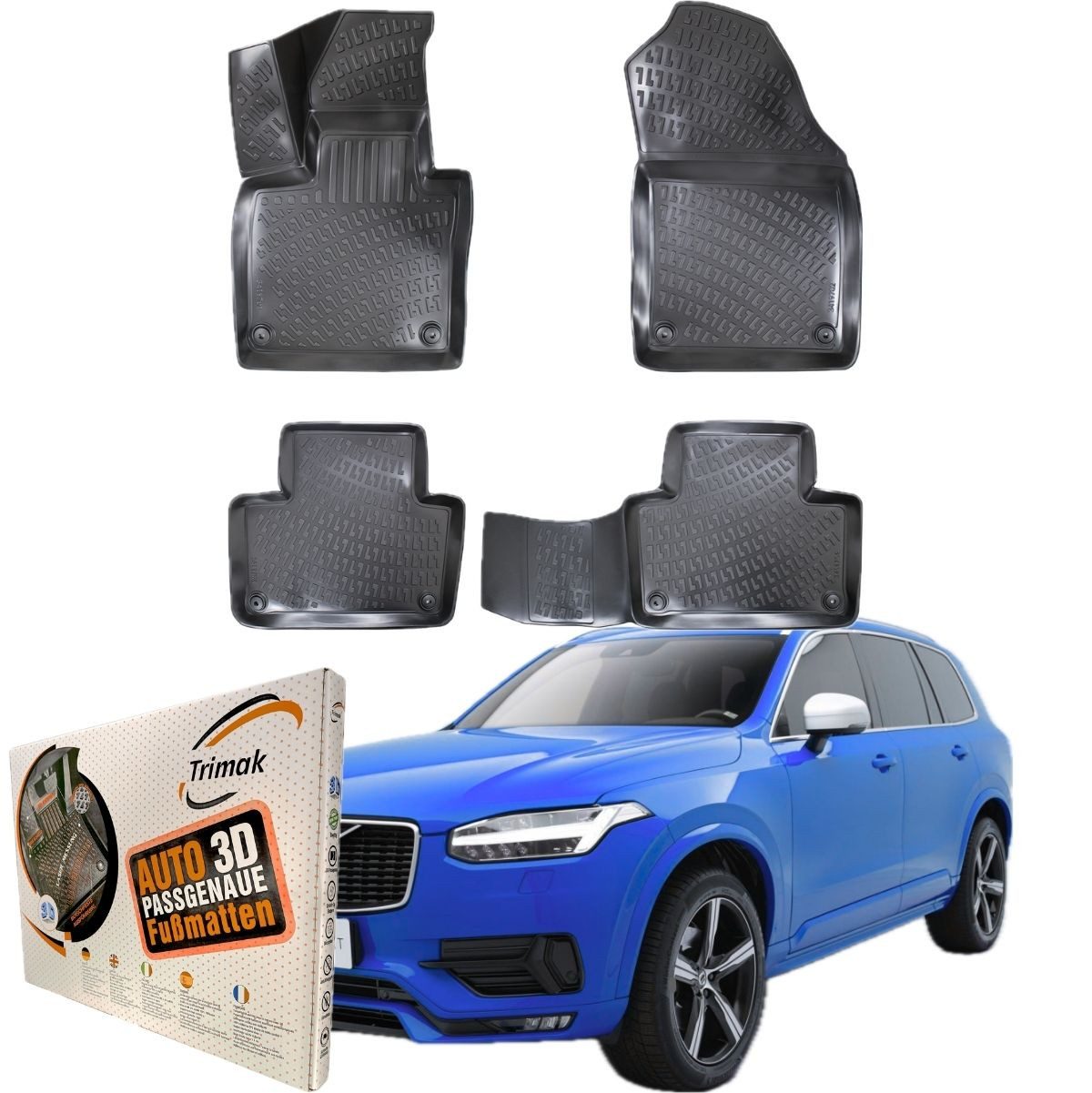 Passform-Fußmatten Oder Kofferraumwanne Oder Volvo XC90