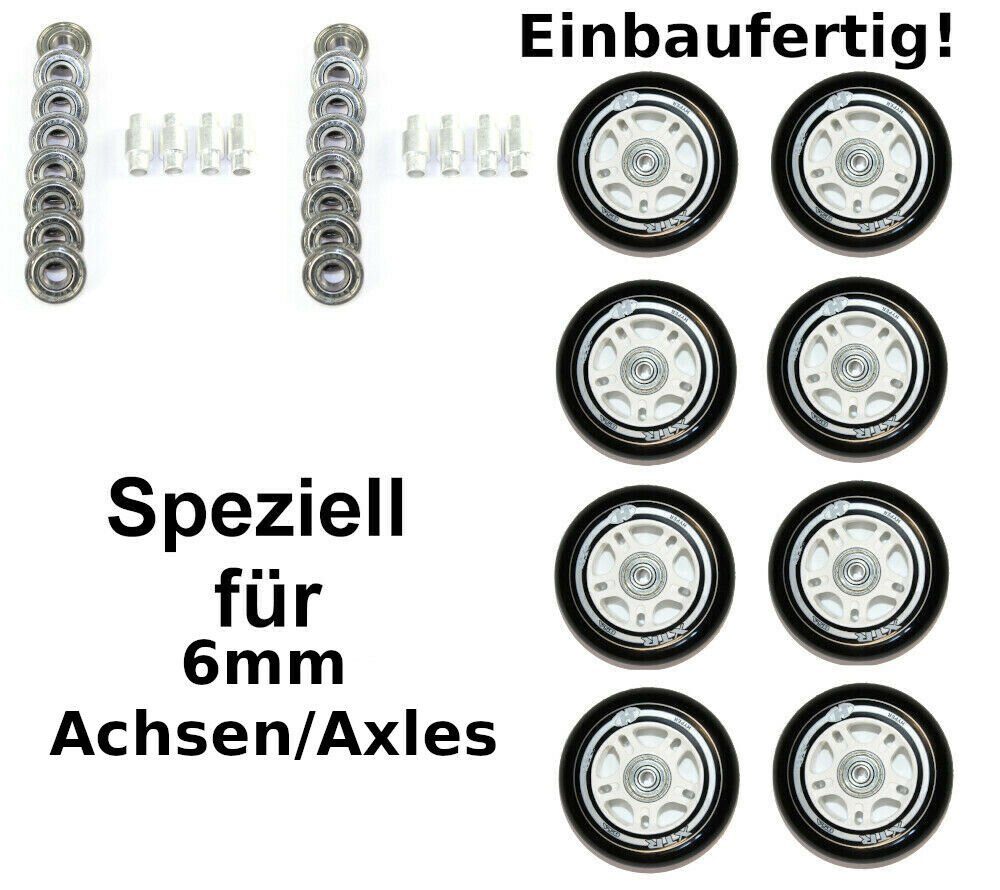 Inlineskates-Rolle XTR 84mm Rolle+ABEC7+6mm Spacer Inline K2 Fitness Skate Blades