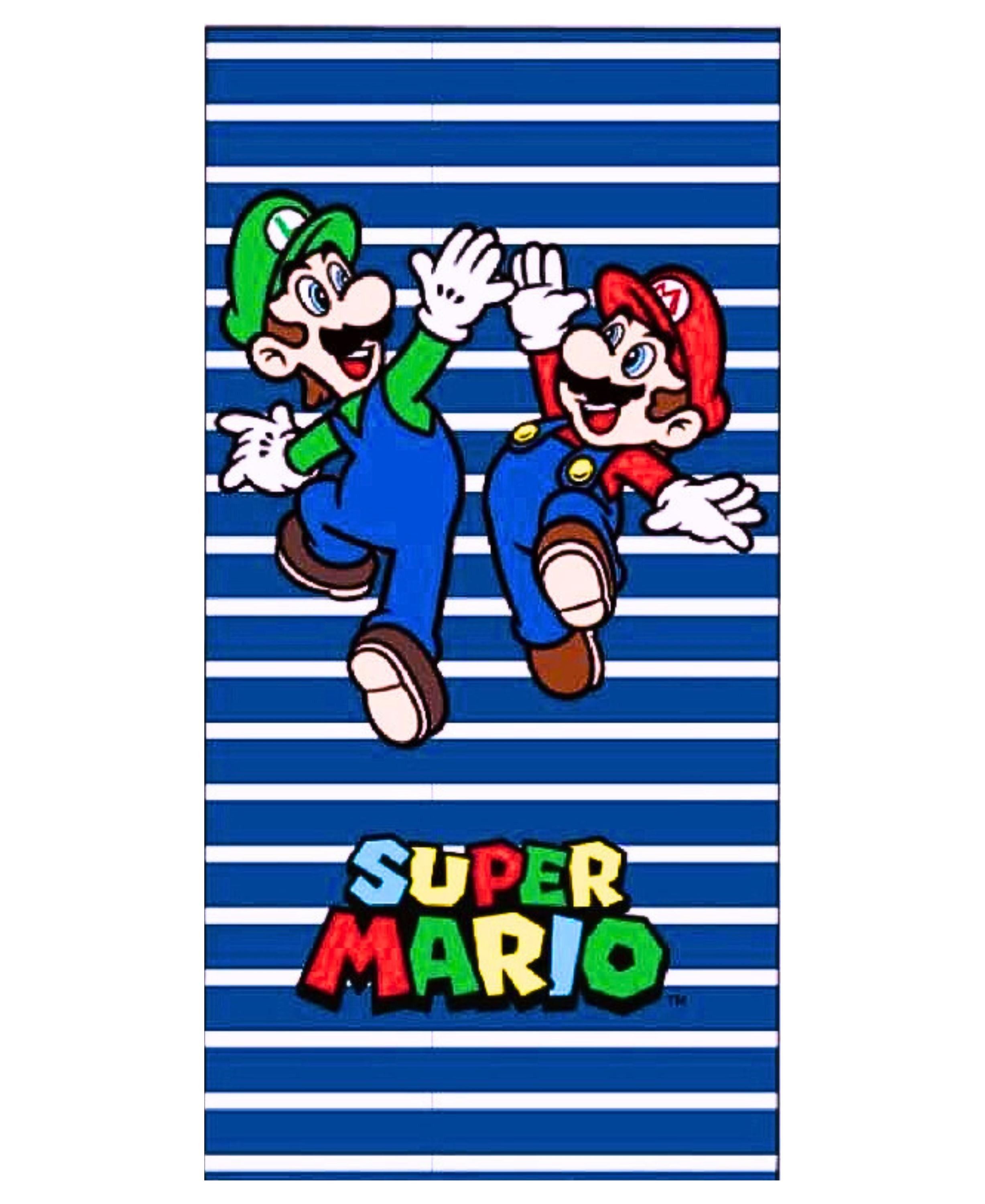 Super Mario Badetuch Mario & Luigi, günstig online kaufen