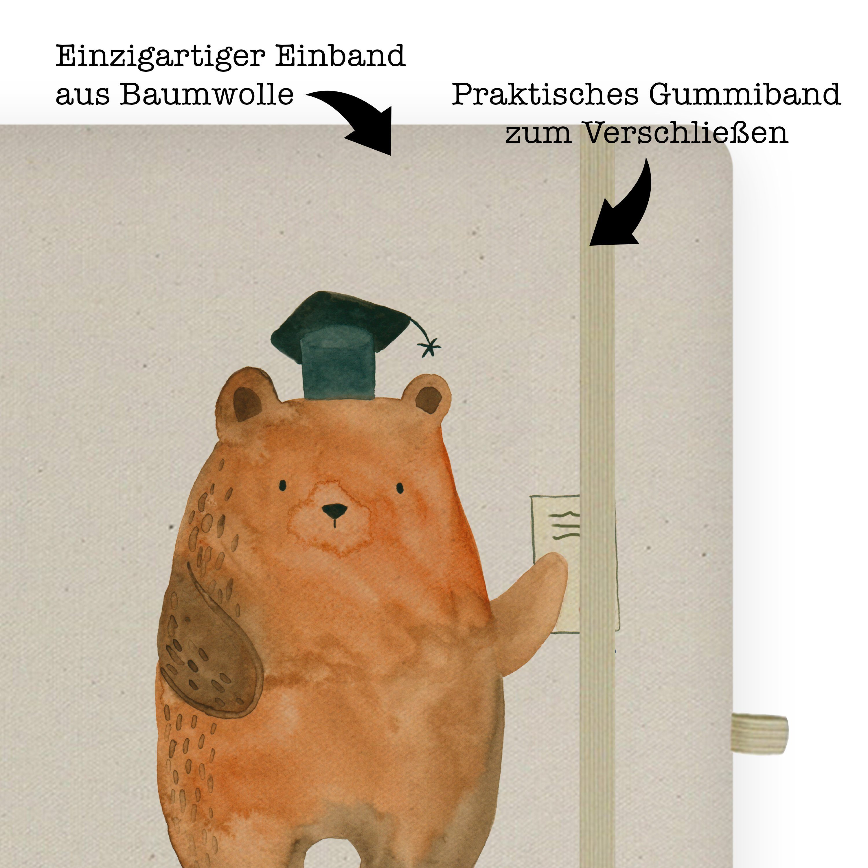 & Prüfung bestanden, Prüfungsbär - - Panda No Mrs. Geschenk, Notizbuch Teddybär, Transparent Mr.