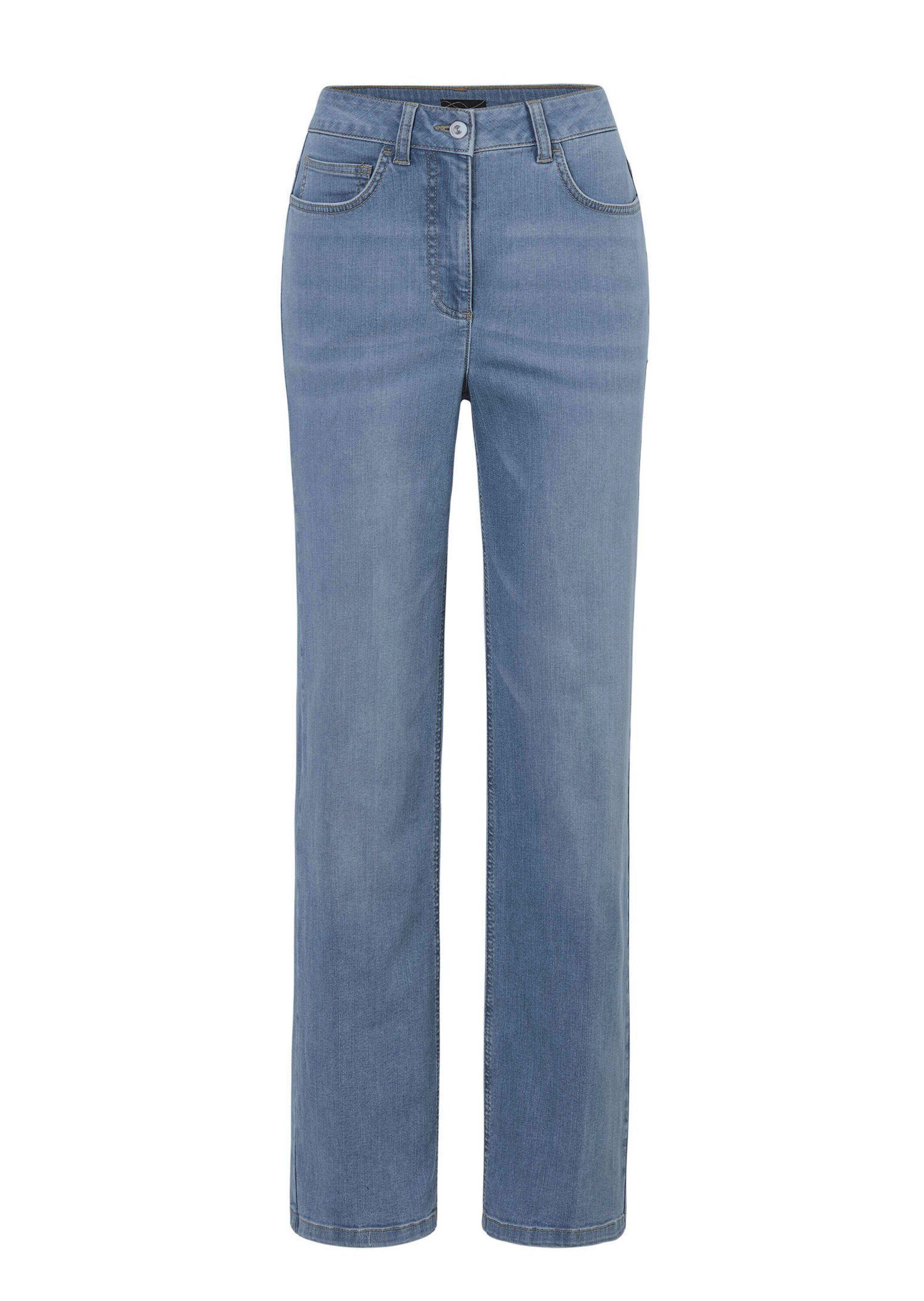 Bequeme Jeans Kurzgröße: Klassische Denimhose, dezente Waschung