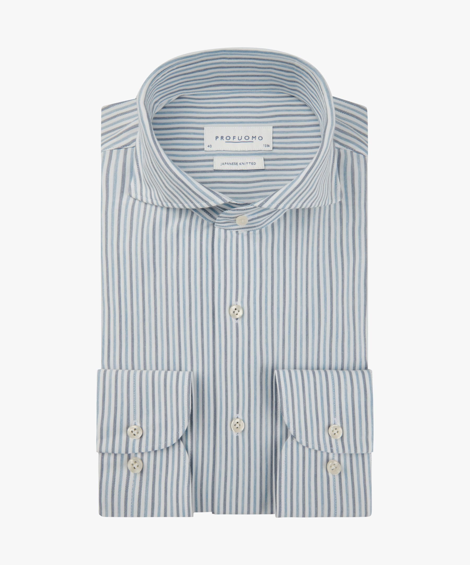 Profuomo Businesshemd SHIRT X-CUTAWAY SF BLUE