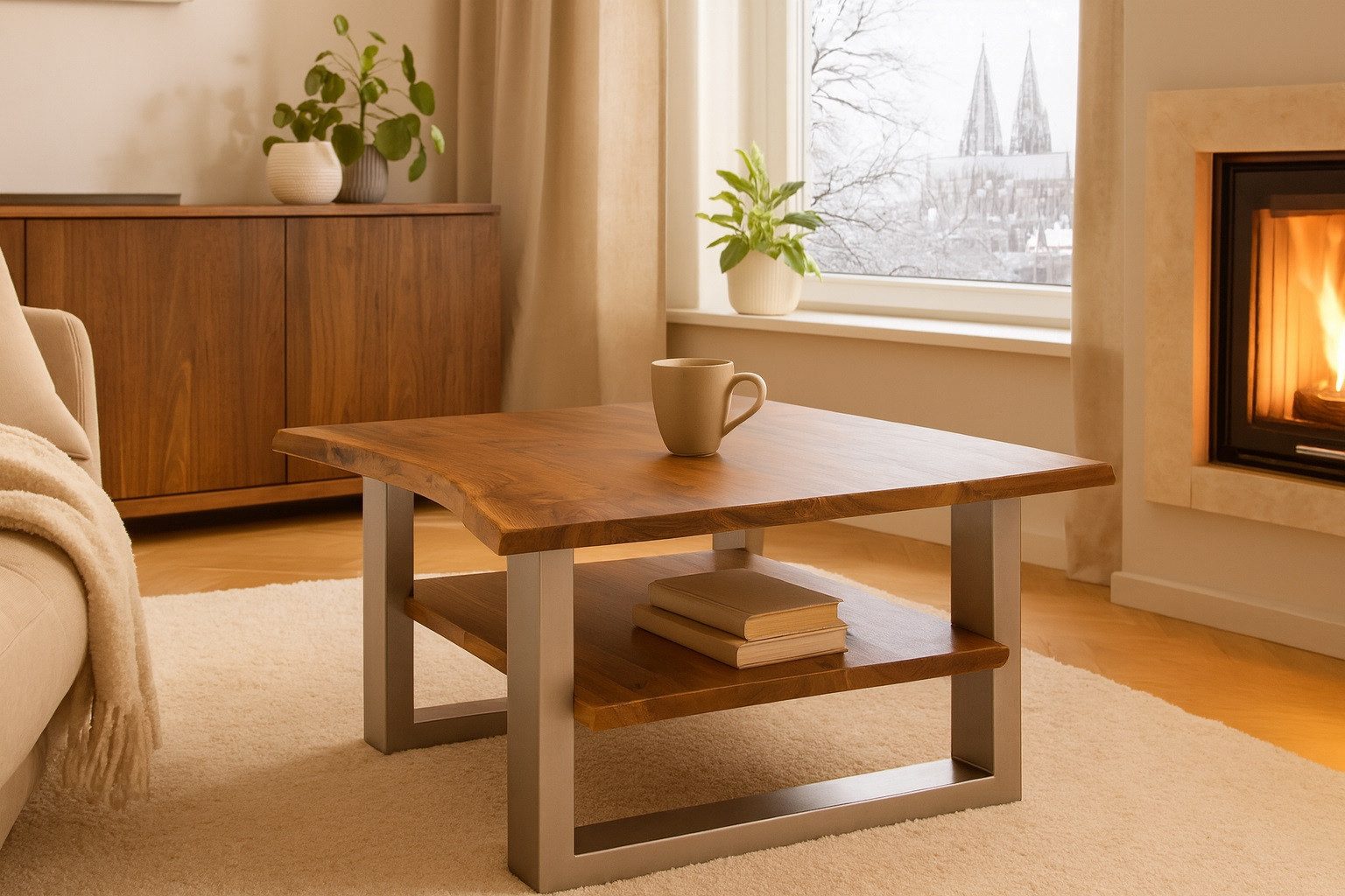 SAM® Couchtisch Patricia, Baumkante, Akazie, Eiche günstig online kaufen