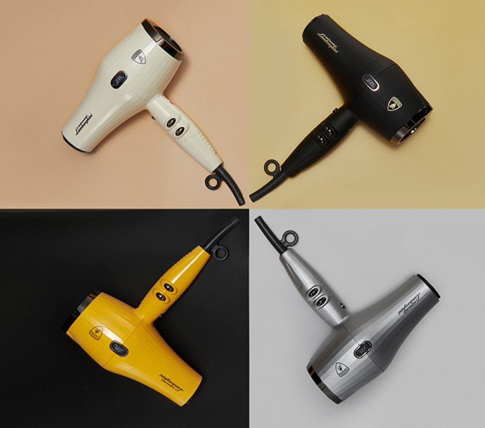 JRL Haartrockner JRL Diamante Forte Pro Lite Professional Haartrockner, 2400 W, 3-teiliges Set, Graphene-Heat-Conductors, Turbo-Modus, LED-Statusanzeige