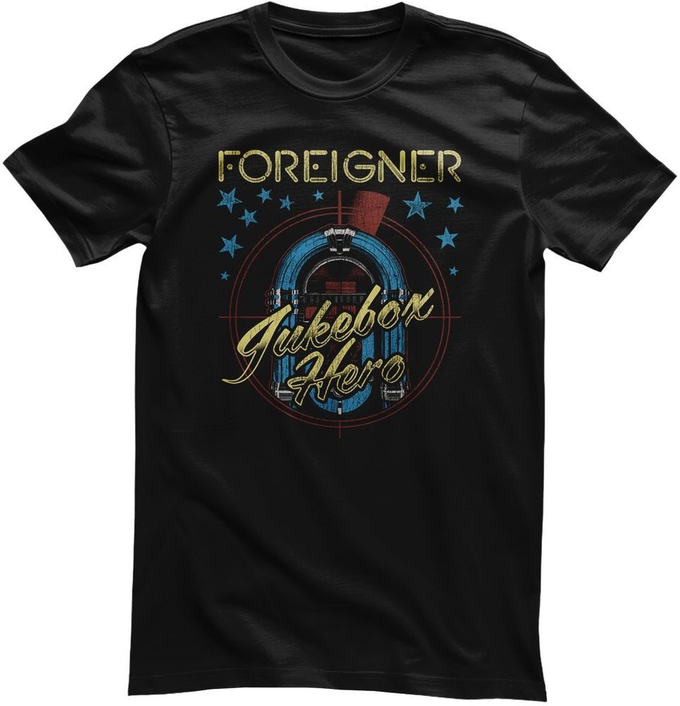 Foreigner T-Shirt Jukebox Hero T-Shirt