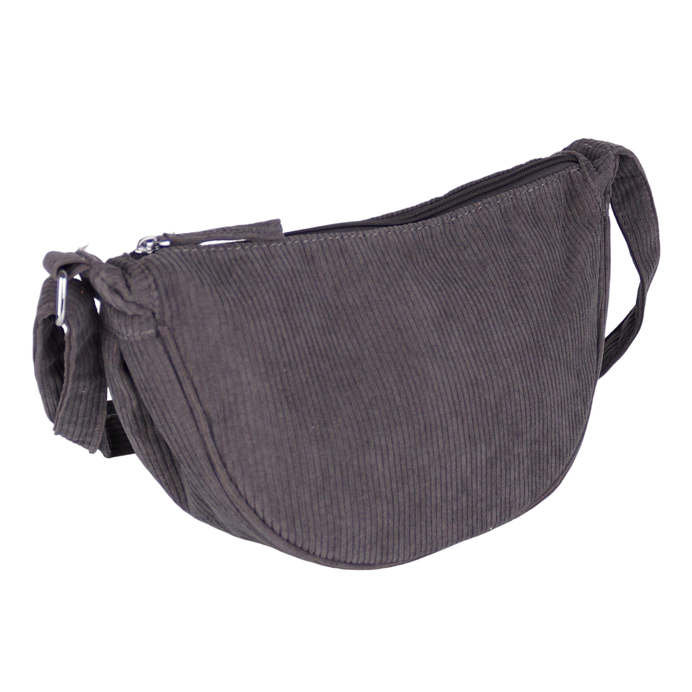 MIRROSI Schultertasche Damen Runde Bauchtasche aus Cord, Brusttasche, Leich günstig online kaufen