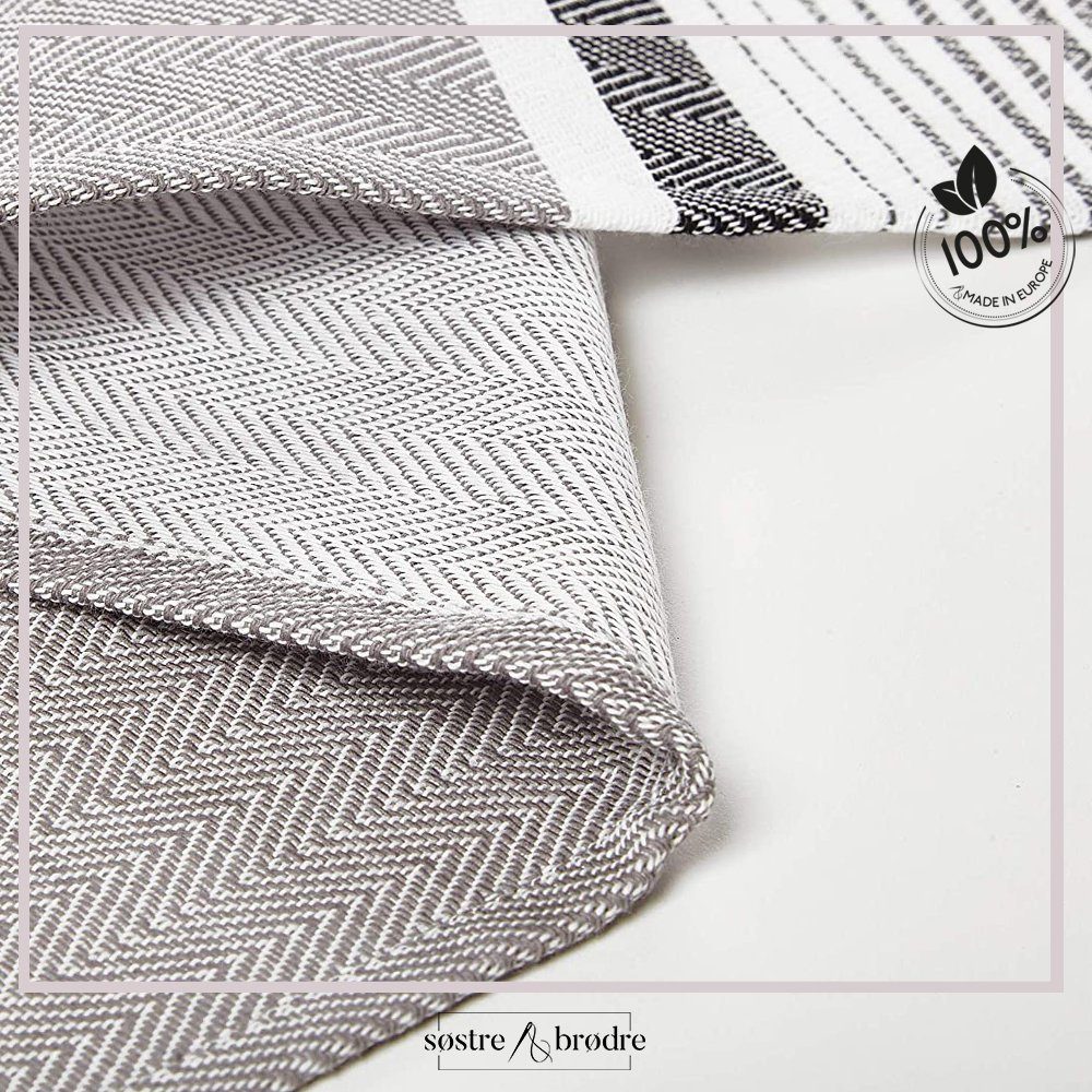 søstre & brødre Geschirrtuch 4er Set Küchentücher, Elements-Design, 50x70 c günstig online kaufen