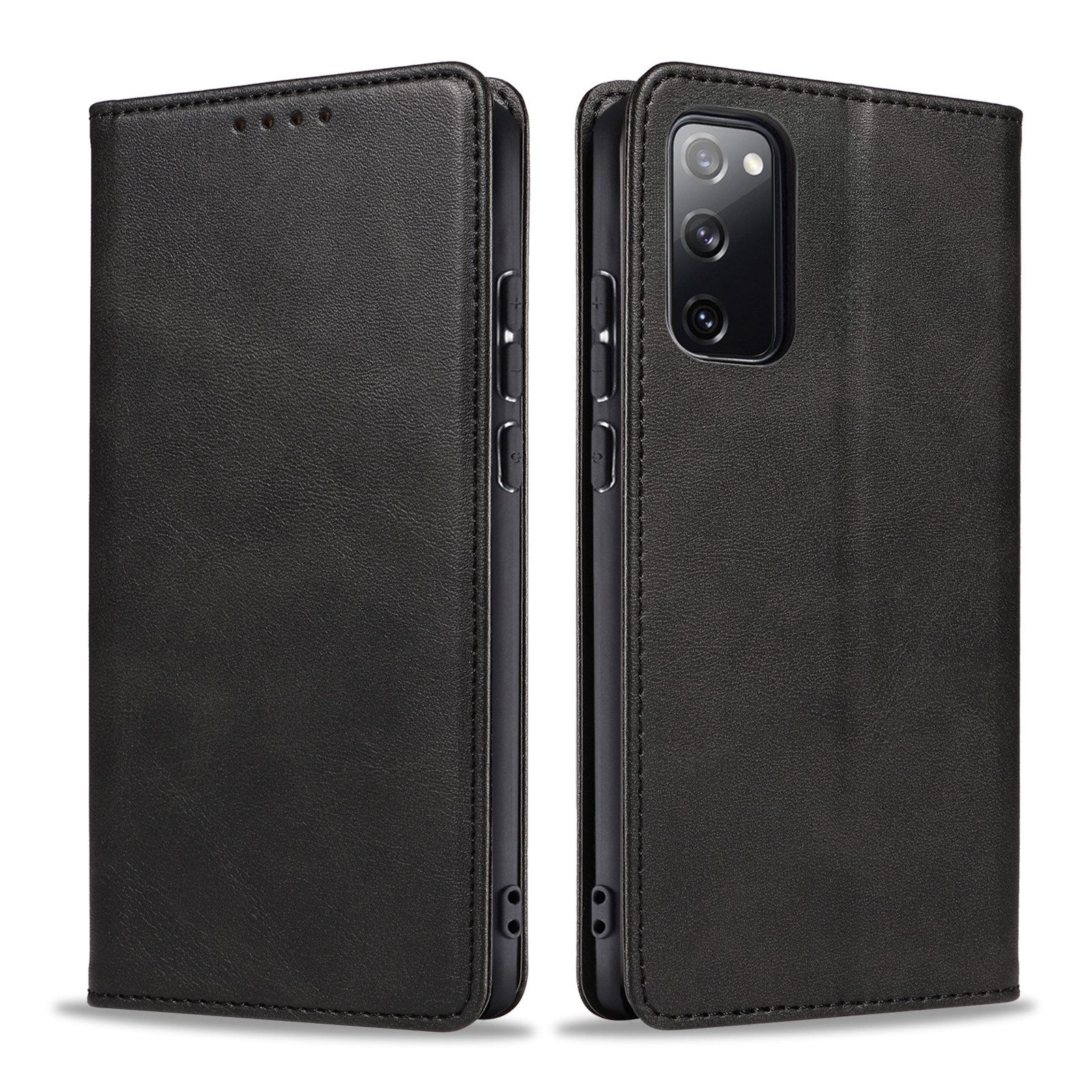 Tec-Expert Handyhülle Tasche Hülle für Samsung Galaxy S20 FE 6.5 Zoll, 6.5", Cover Klapphülle Case mit Kartenfach Fliphülle aufstellbar