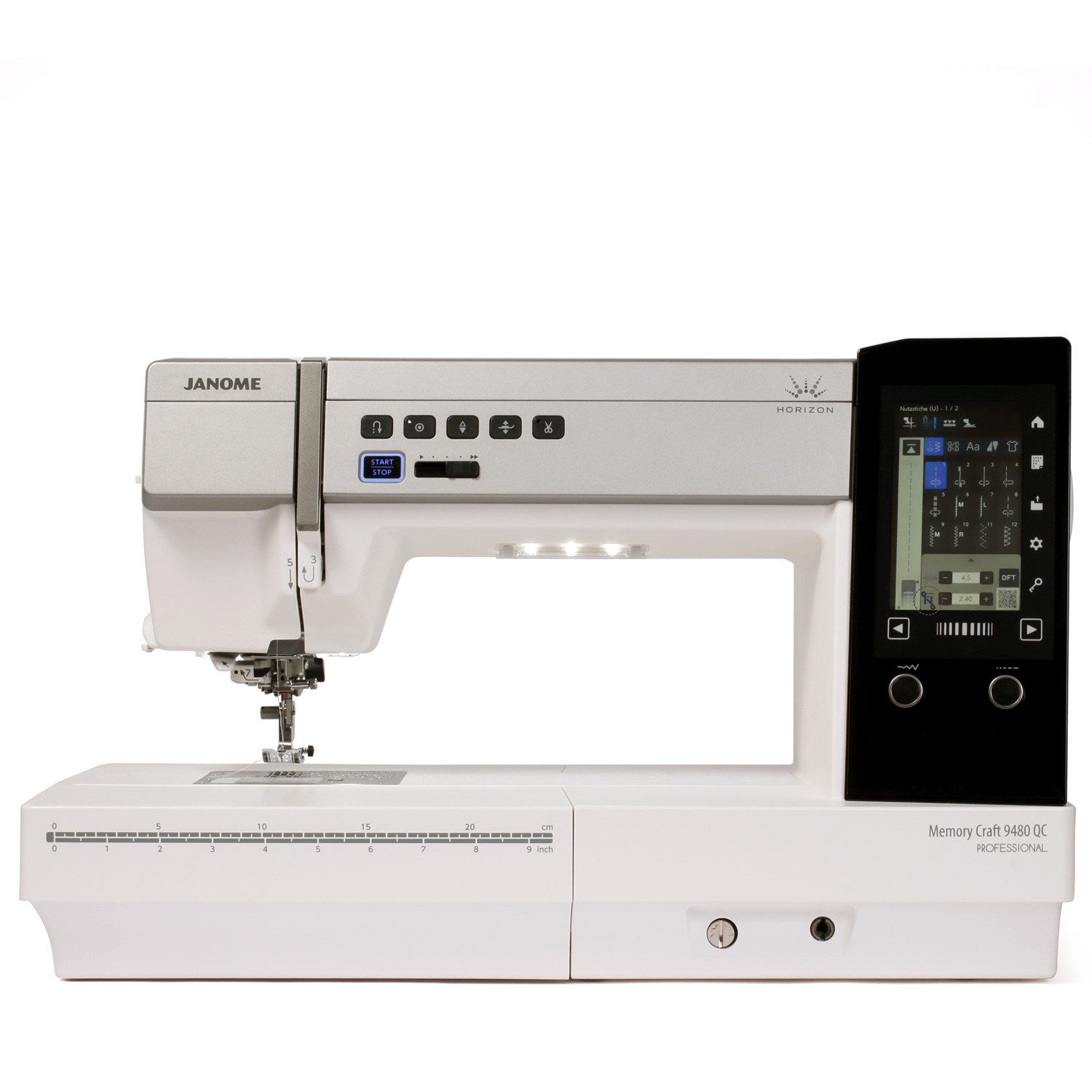 Janome Nähmaschine Horizon Memory Craft 9480 QC Professional, 400 Programme